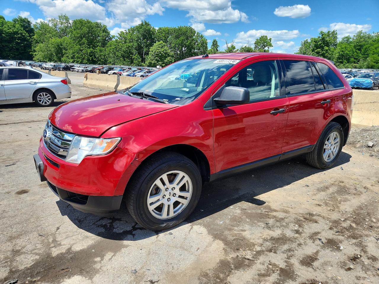 2010 Ford Edge Se Red vin: 2FMDK3GCXABB75784