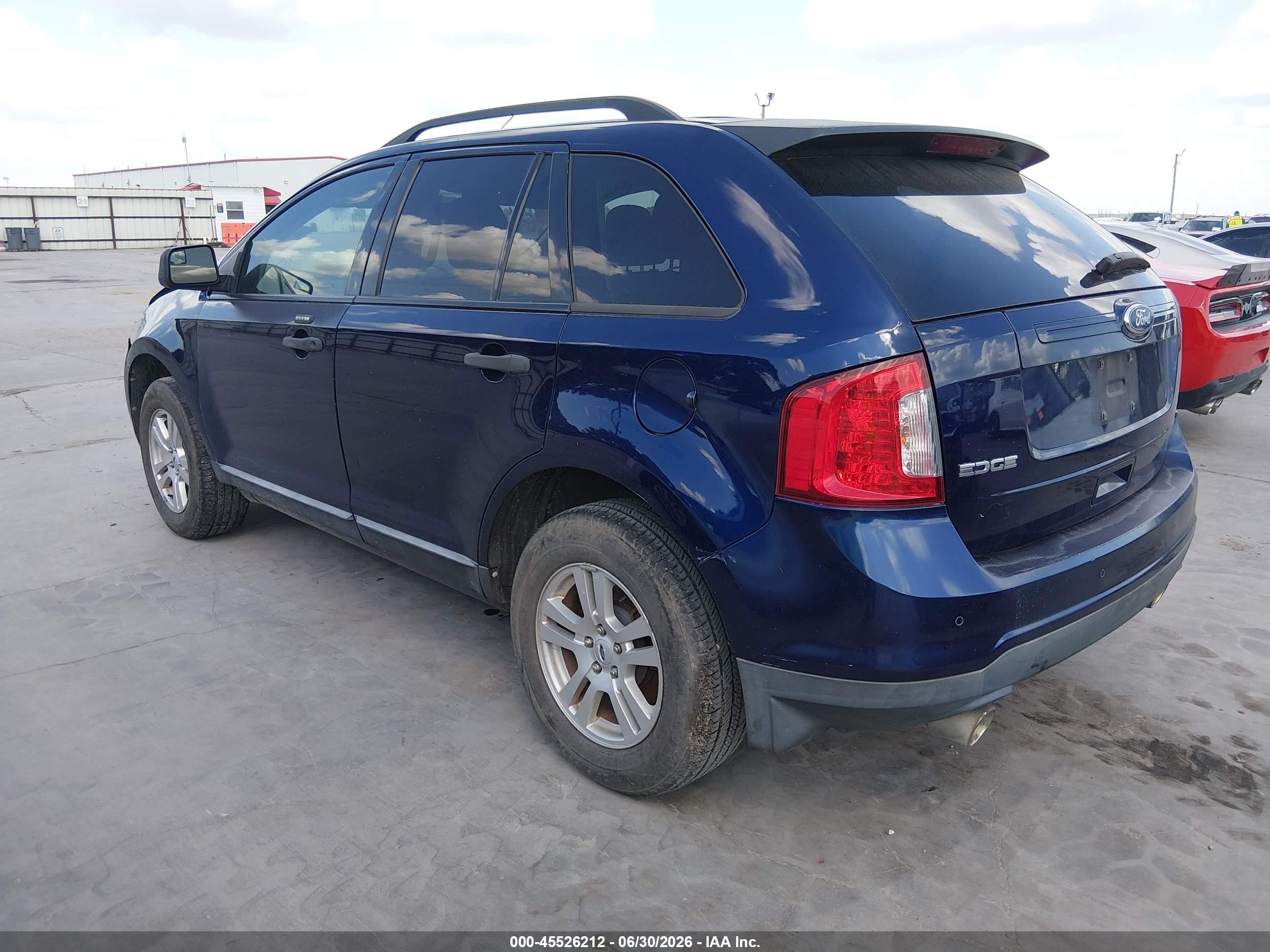2011 Ford Edge Se Dark Blue vin: 2FMDK3GCXBBA80790