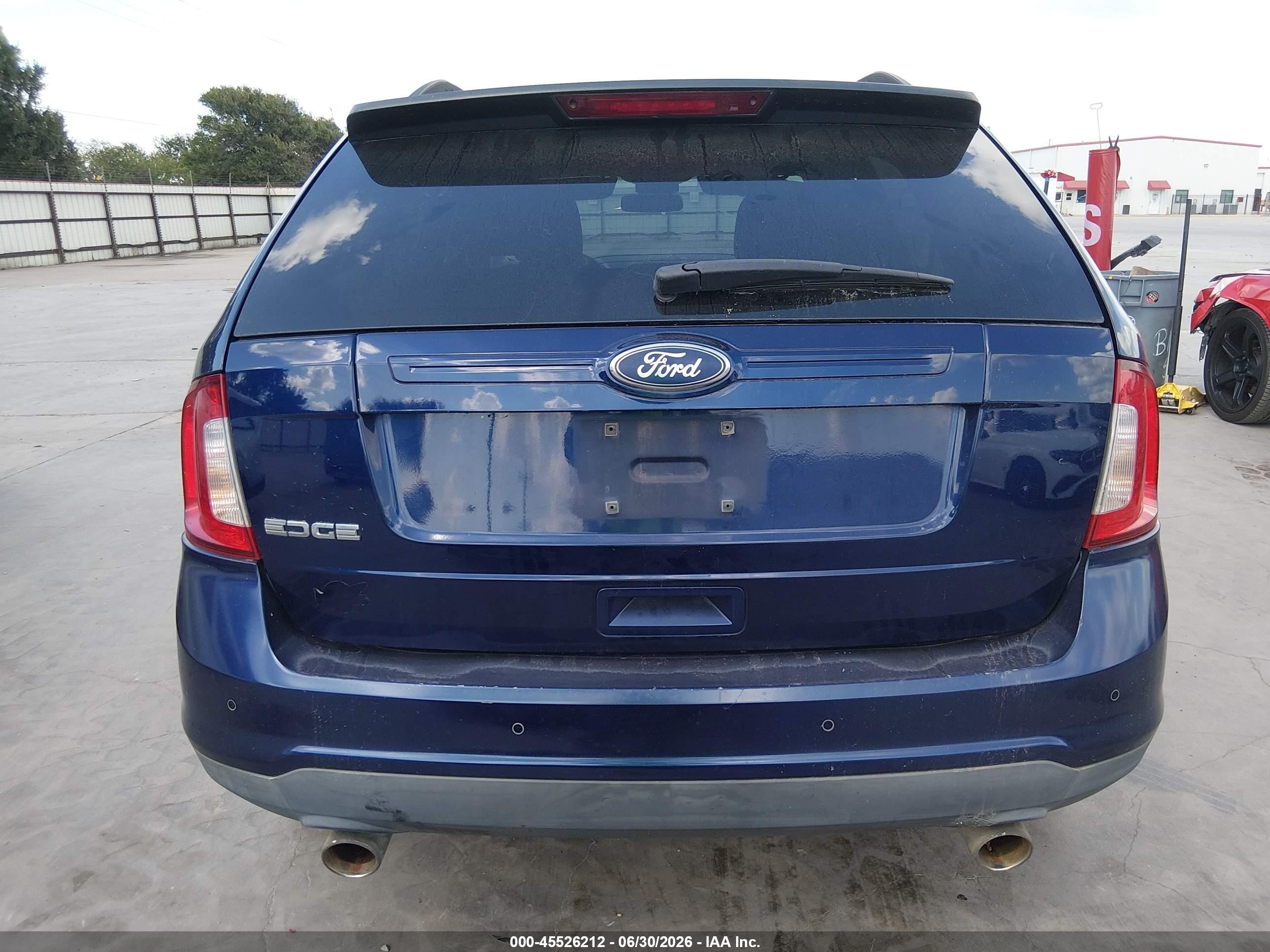 2011 Ford Edge Se Dark Blue vin: 2FMDK3GCXBBA80790