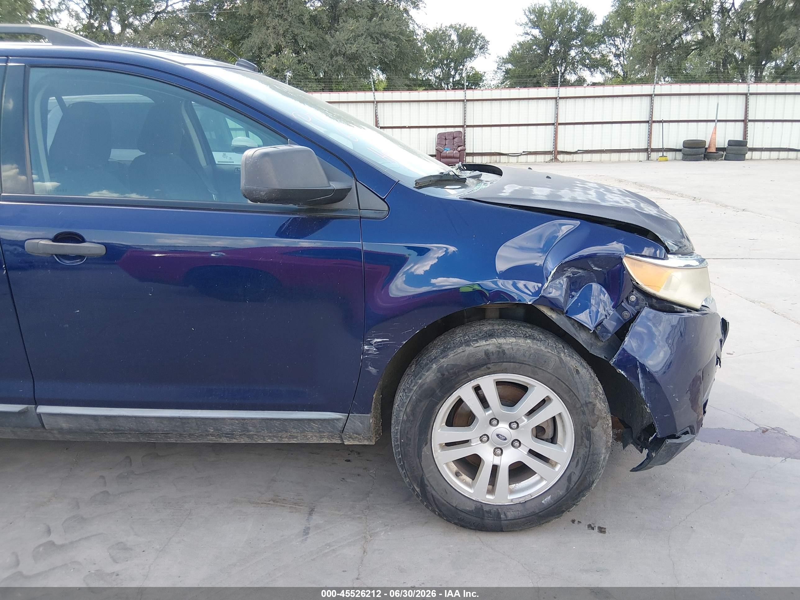 2011 Ford Edge Se Dark Blue vin: 2FMDK3GCXBBA80790