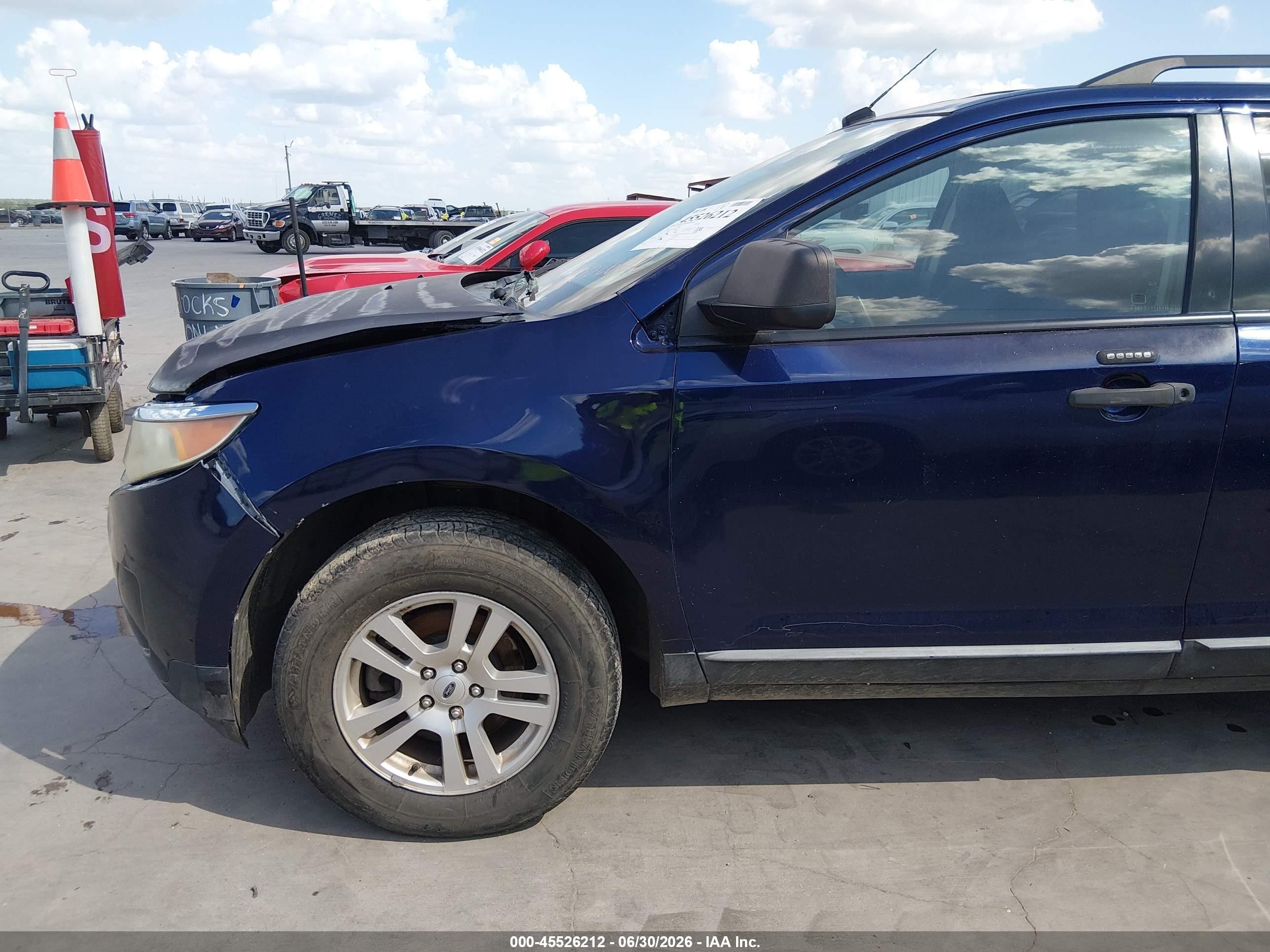 2011 Ford Edge Se Dark Blue vin: 2FMDK3GCXBBA80790