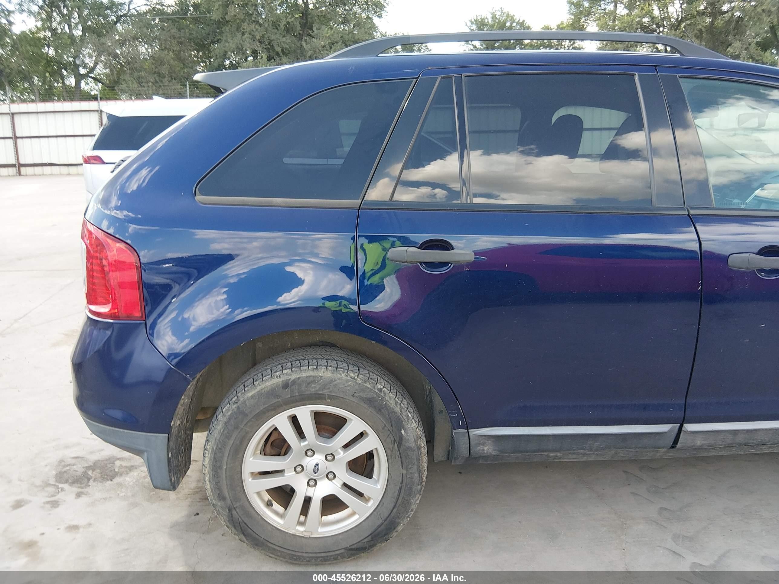 2011 Ford Edge Se Dark Blue vin: 2FMDK3GCXBBA80790