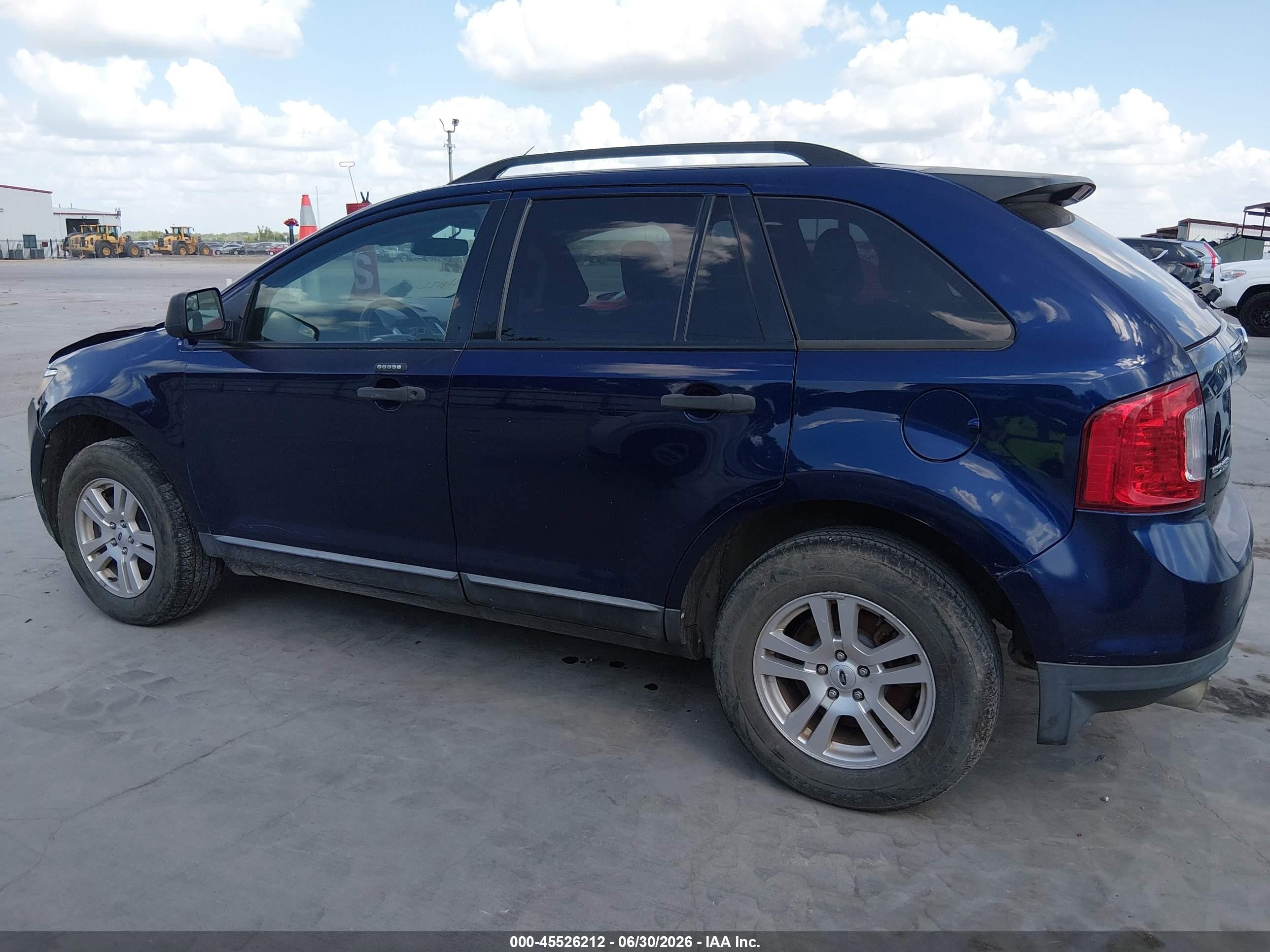 2011 Ford Edge Se Dark Blue vin: 2FMDK3GCXBBA80790