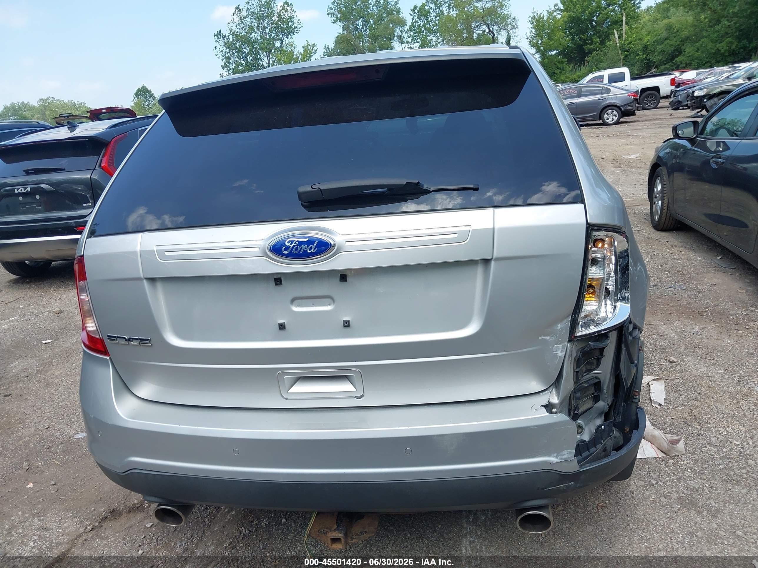 2011 Ford Edge Se Silver vin: 2FMDK3GCXBBB17790