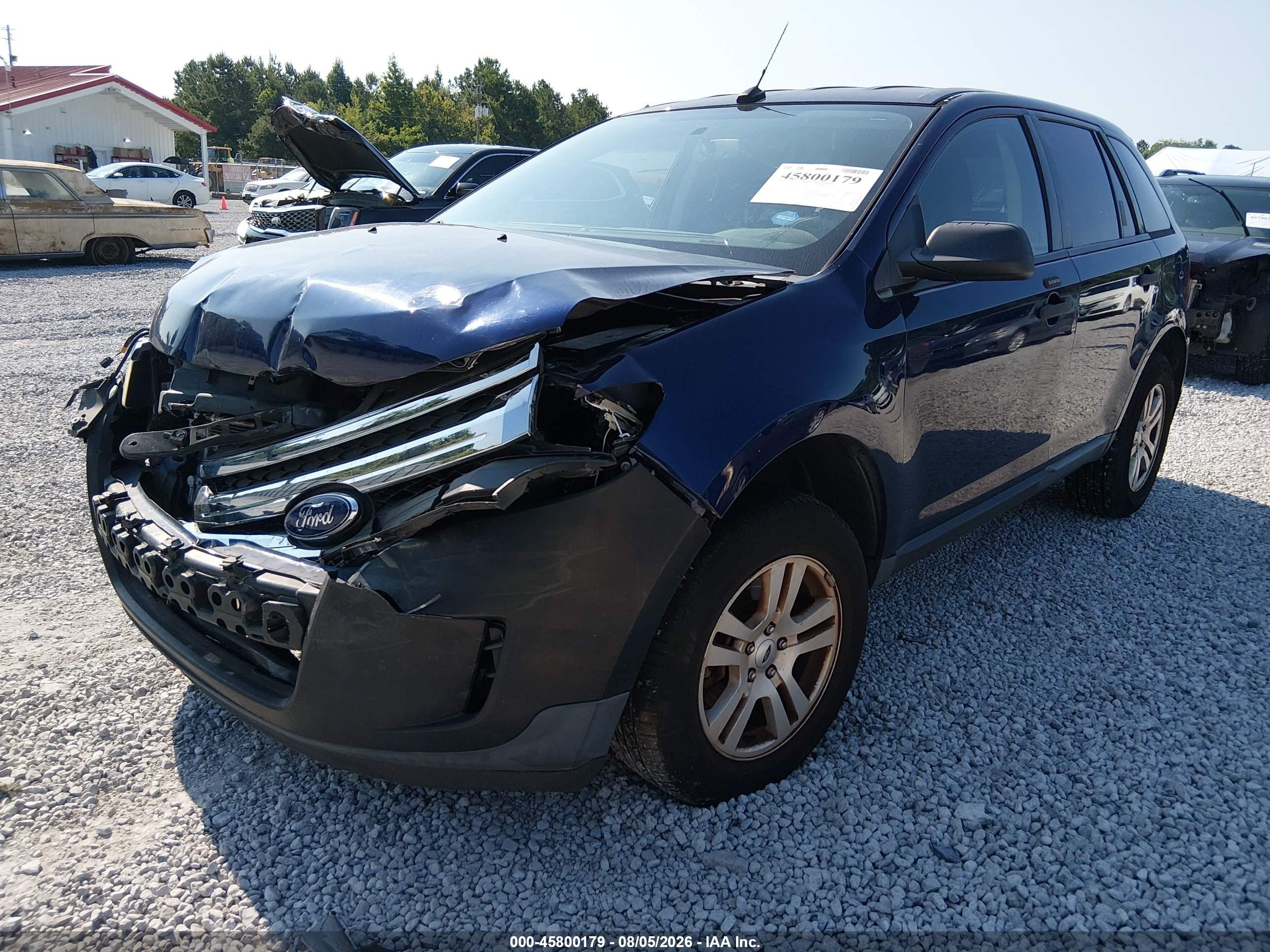 2011 Ford Edge Se Синий vin: 2FMDK3GCXBBB46397