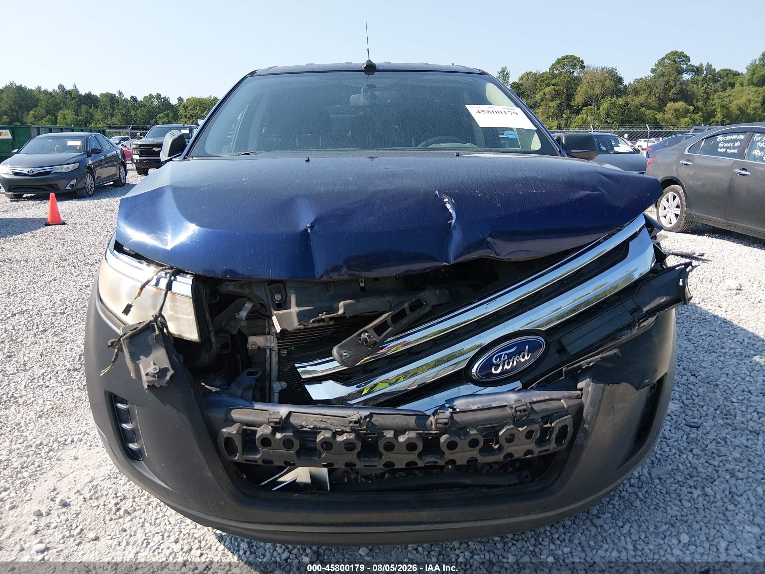 2011 Ford Edge Se Синий vin: 2FMDK3GCXBBB46397