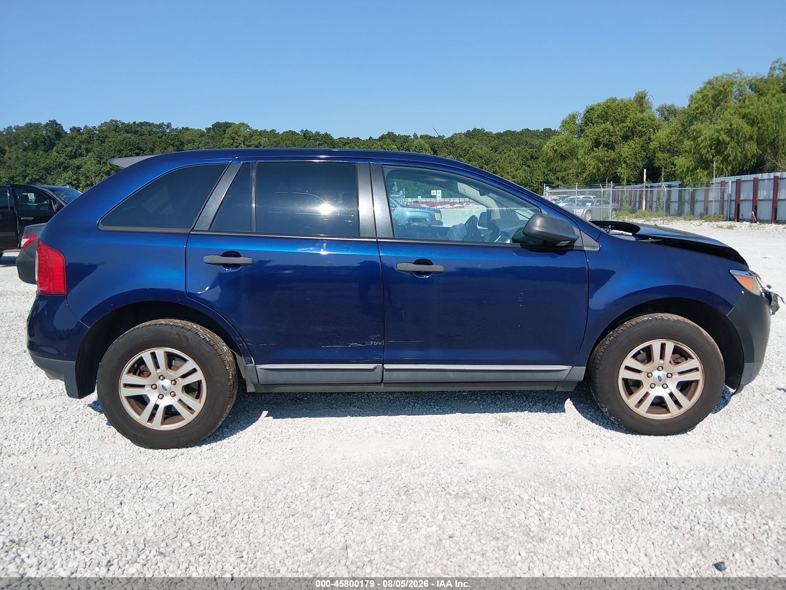 2011 Ford Edge Se Синий vin: 2FMDK3GCXBBB46397