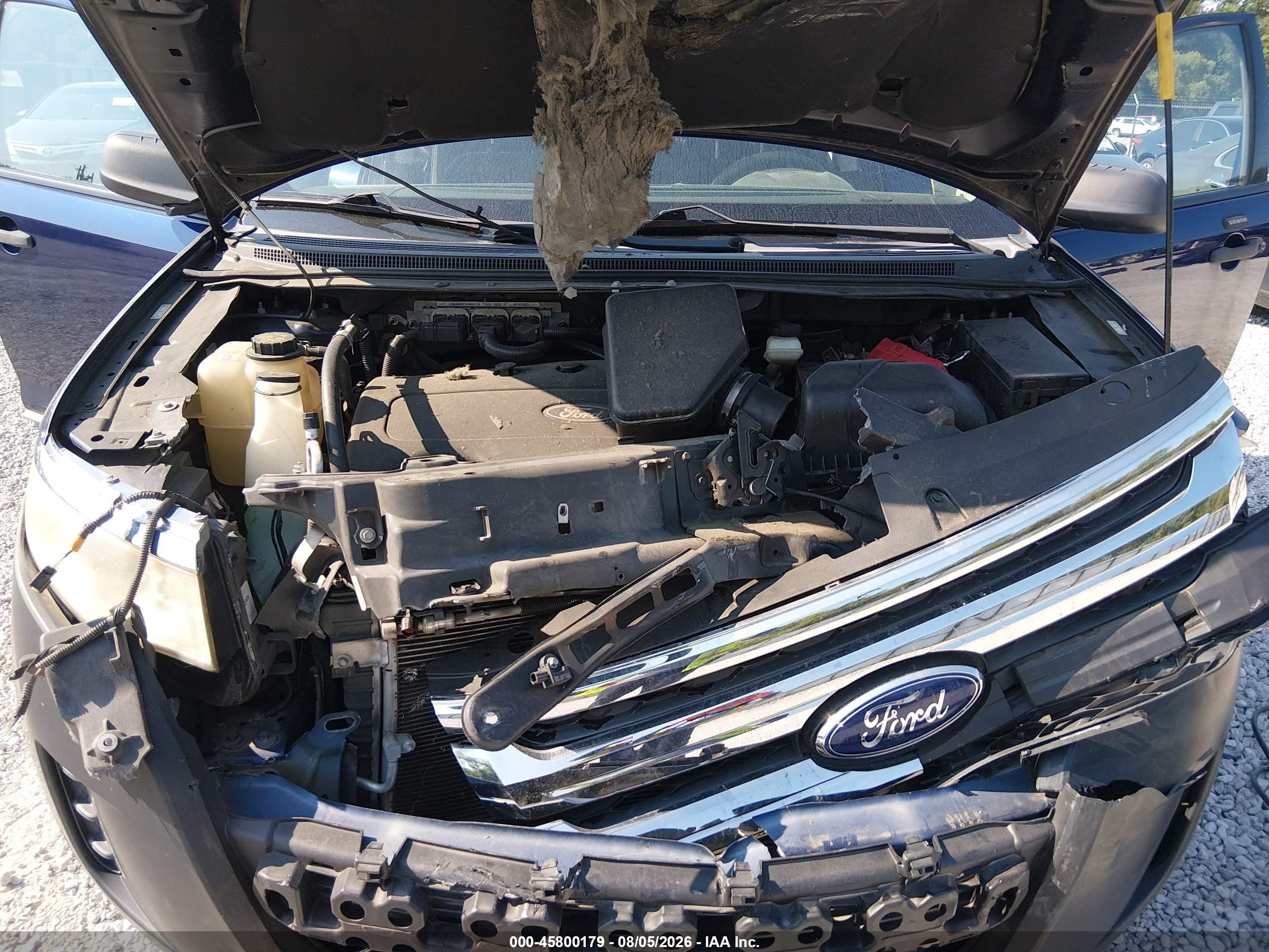 2011 Ford Edge Se Синий vin: 2FMDK3GCXBBB46397