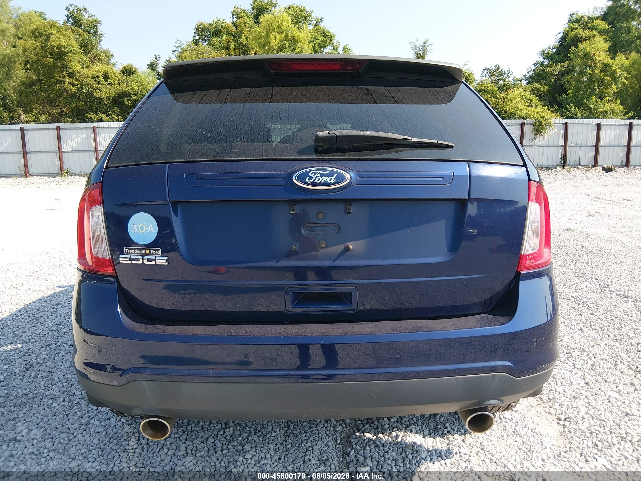 2011 Ford Edge Se Синий vin: 2FMDK3GCXBBB46397