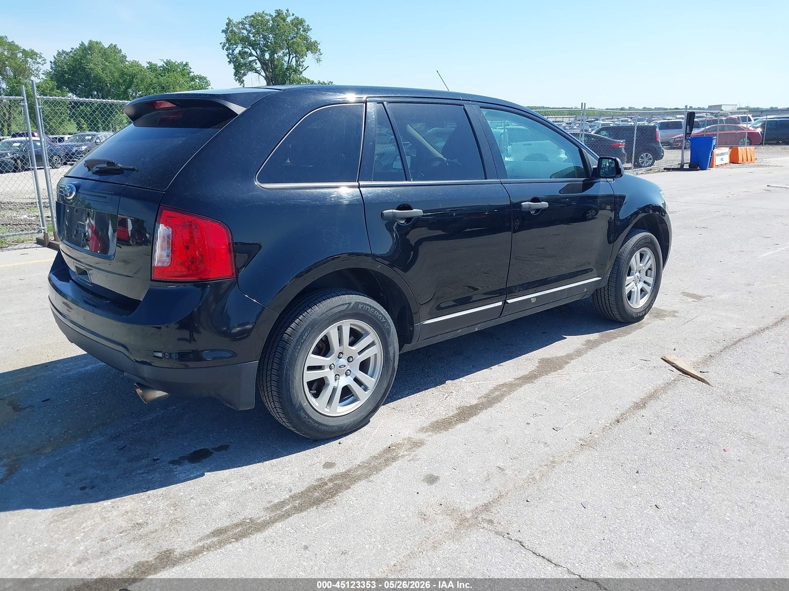 2012 Ford Edge Se Black vin: 2FMDK3GCXCBA33339