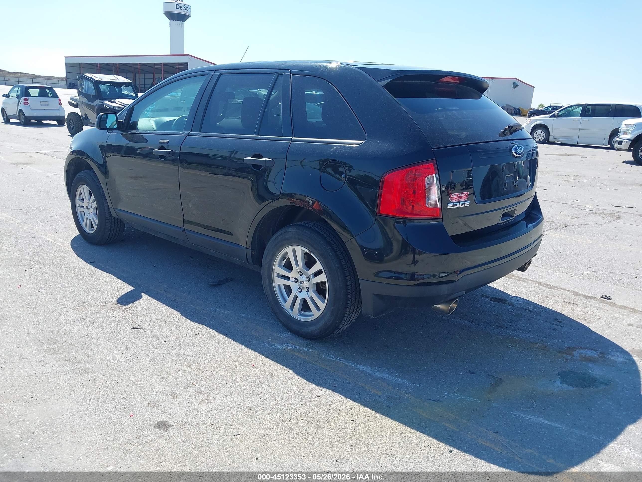 2012 Ford Edge Se Black vin: 2FMDK3GCXCBA33339