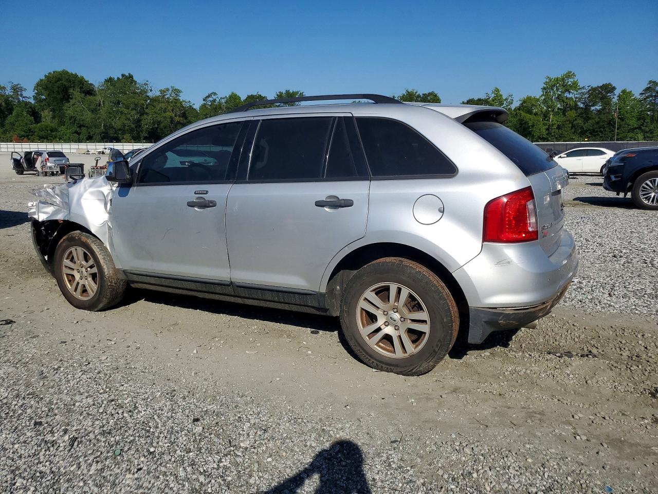 2013 Ford Edge Se Silver vin: 2FMDK3GCXDBA30619