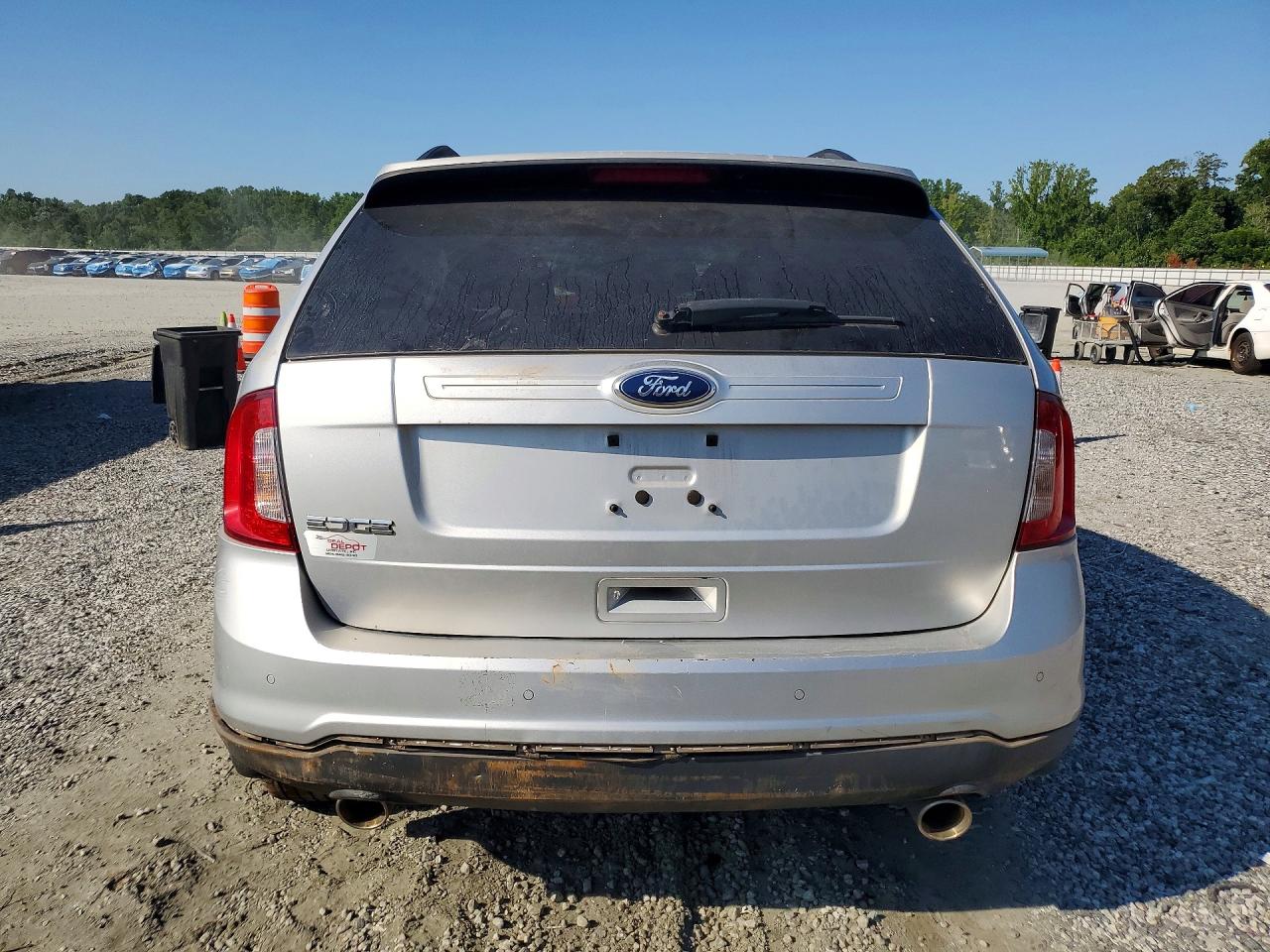 2013 Ford Edge Se Silver vin: 2FMDK3GCXDBA30619