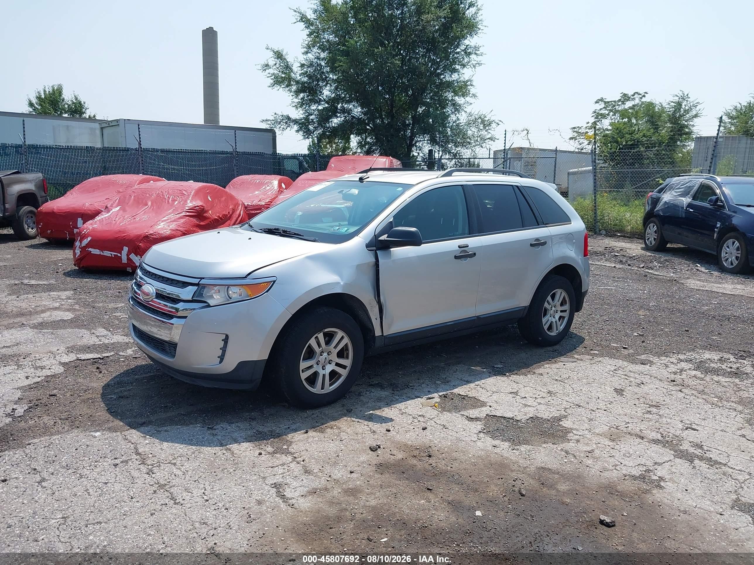 2013 Ford Edge Se Серебряный vin: 2FMDK3GCXDBA30720