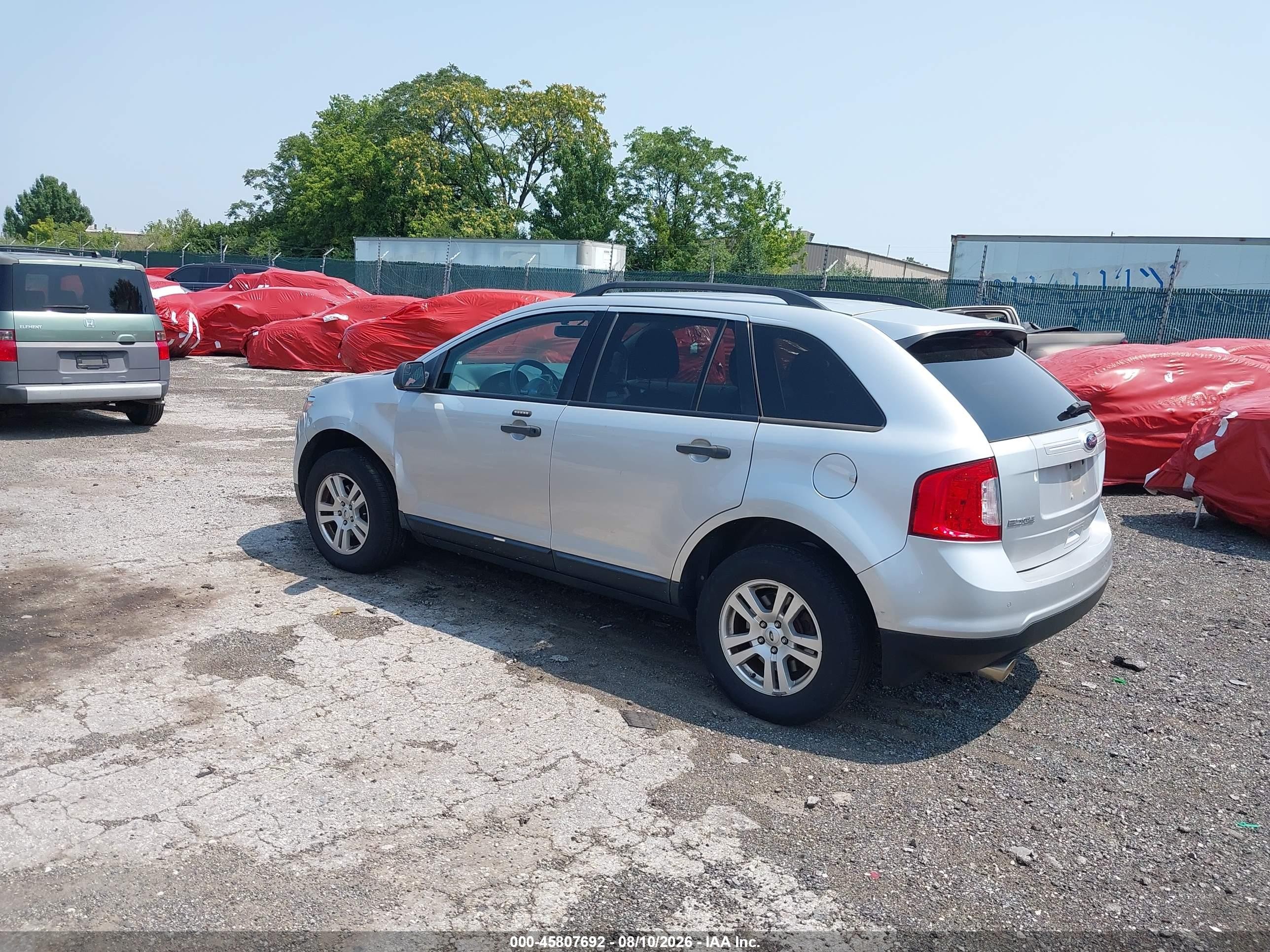 2013 Ford Edge Se Серебряный vin: 2FMDK3GCXDBA30720