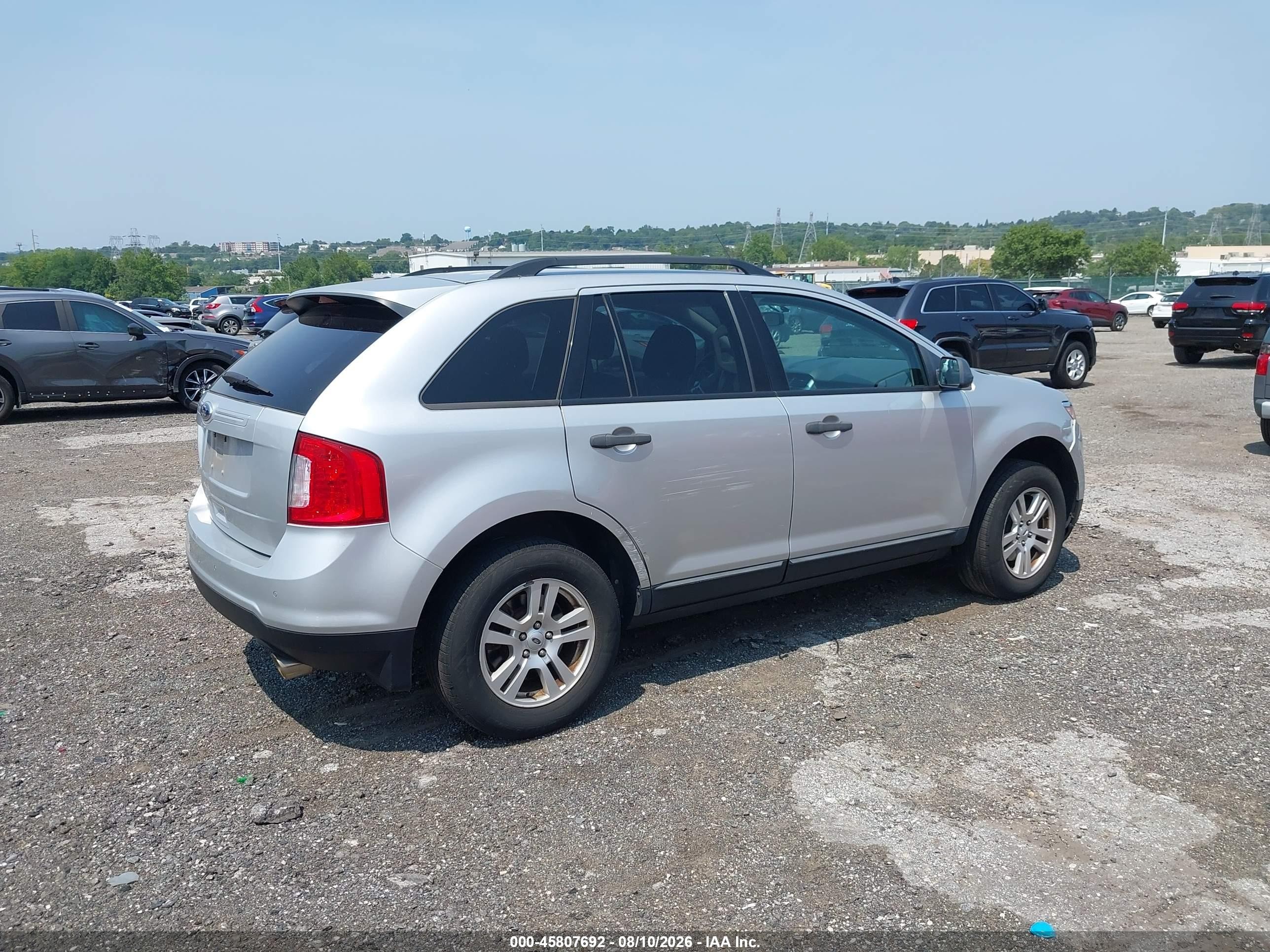 2013 Ford Edge Se Серебряный vin: 2FMDK3GCXDBA30720