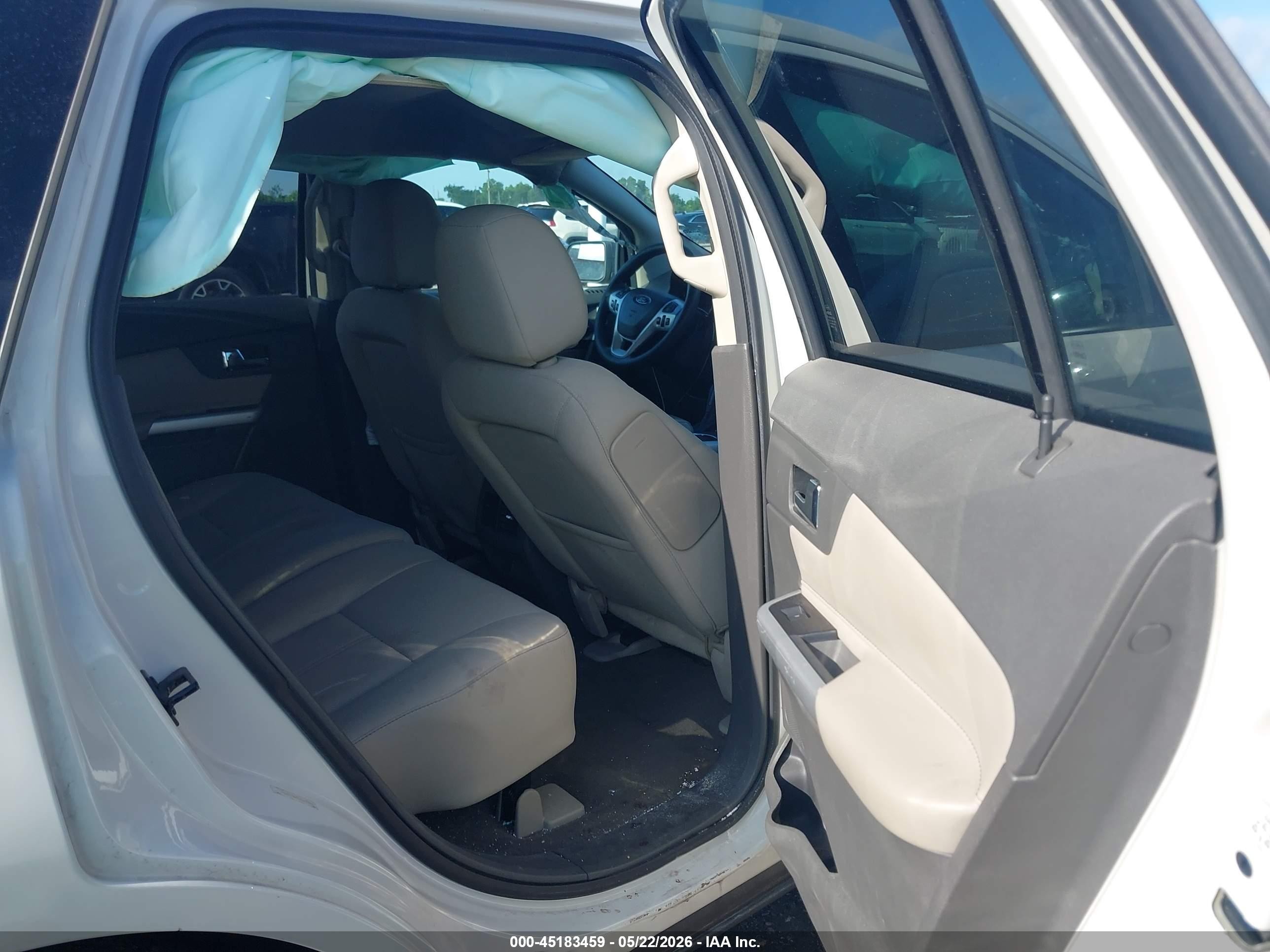2013 Ford Edge Se White vin: 2FMDK3GCXDBA59831