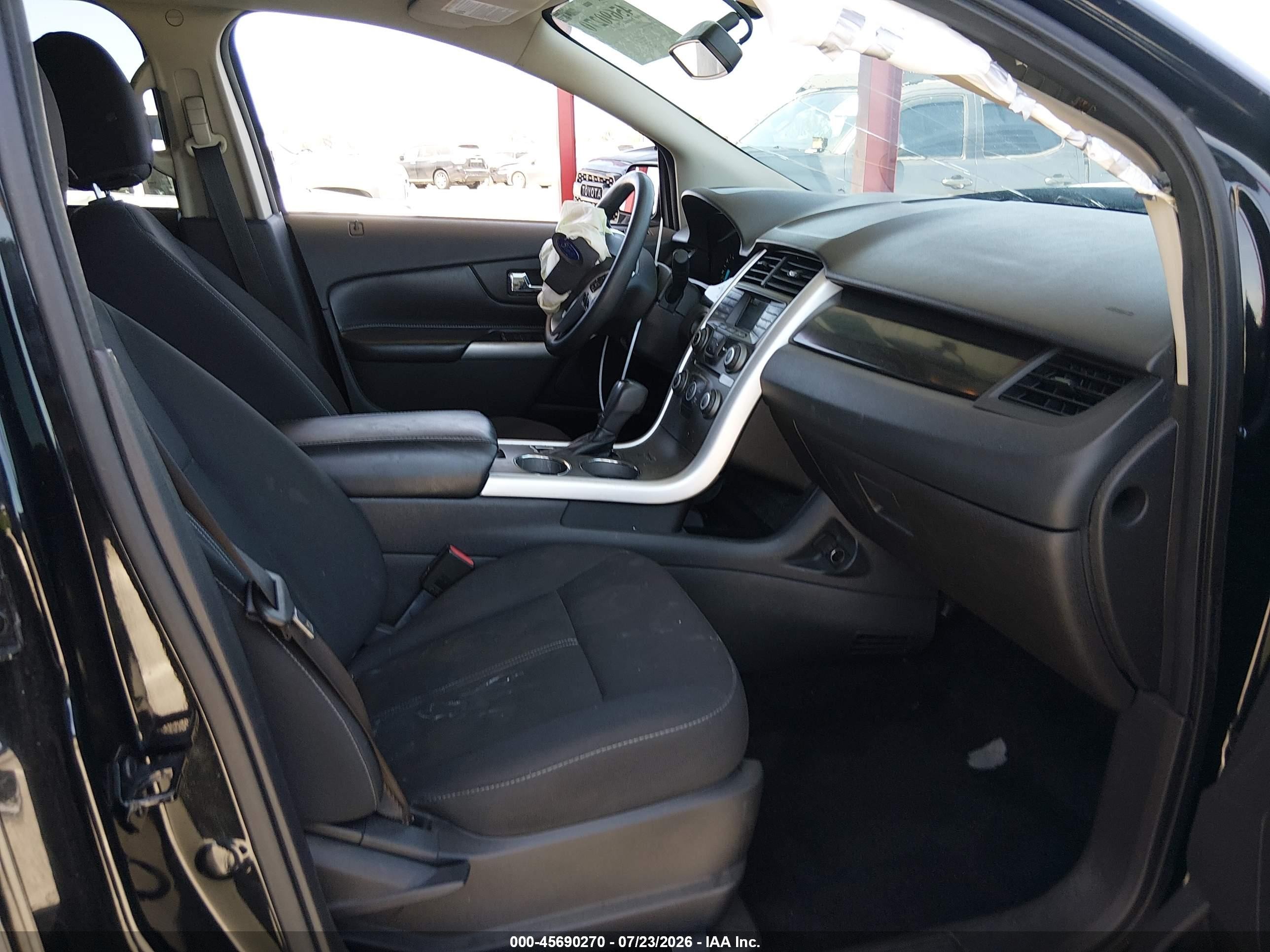 2013 Ford Edge Se Black vin: 2FMDK3GCXDBA68397