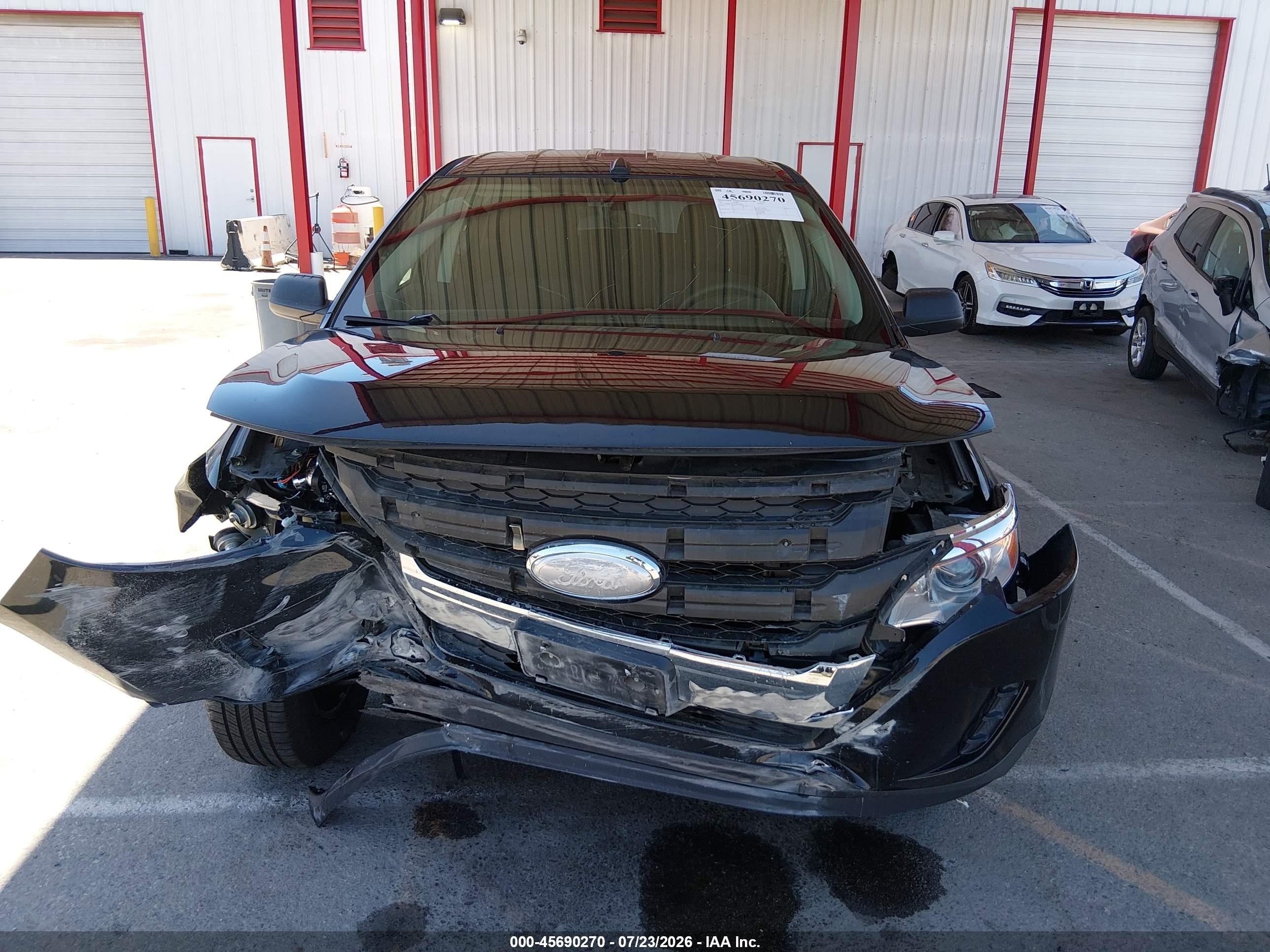 2013 Ford Edge Se Black vin: 2FMDK3GCXDBA68397