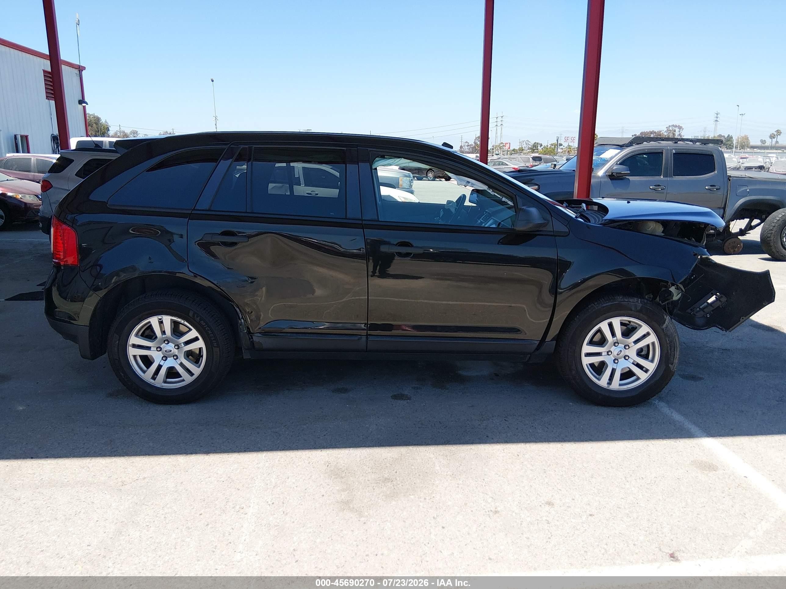 2013 Ford Edge Se Black vin: 2FMDK3GCXDBA68397