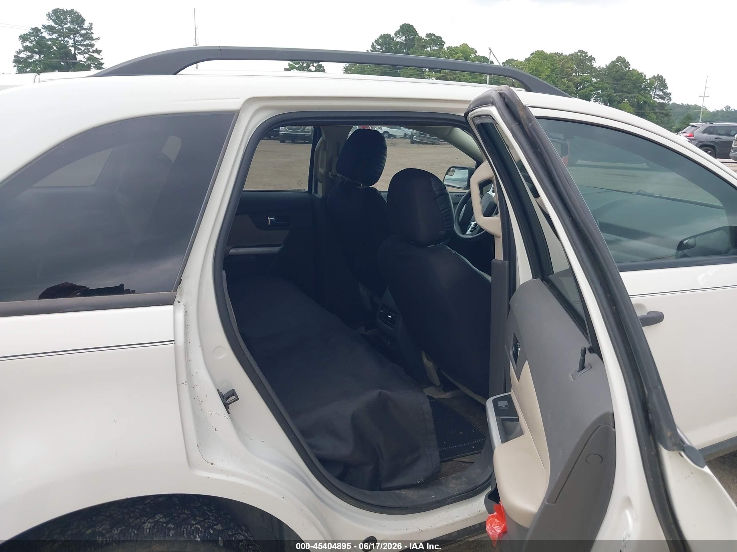 2013 Ford Edge Se White vin: 2FMDK3GCXDBA79805