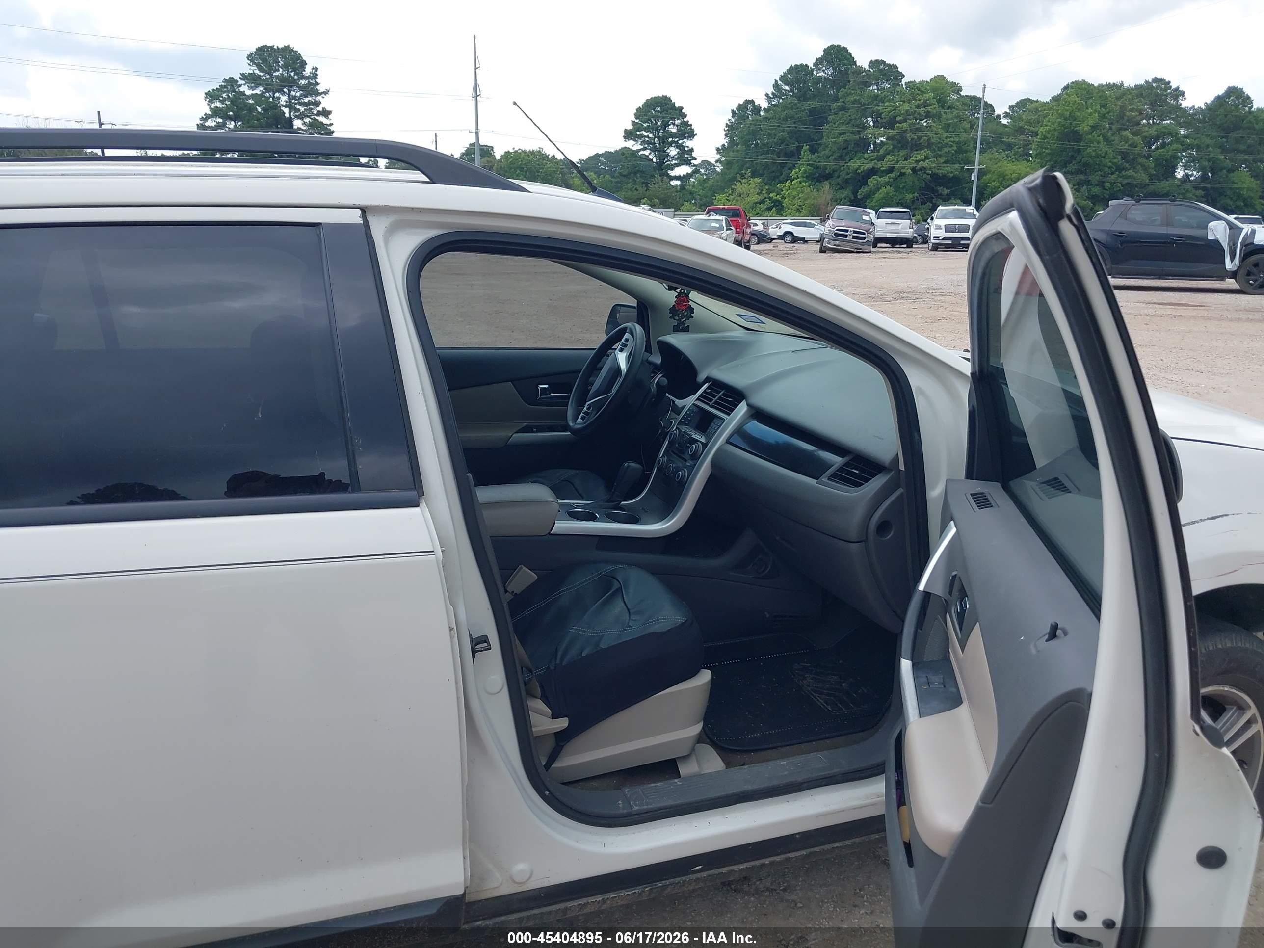 2013 Ford Edge Se White vin: 2FMDK3GCXDBA79805