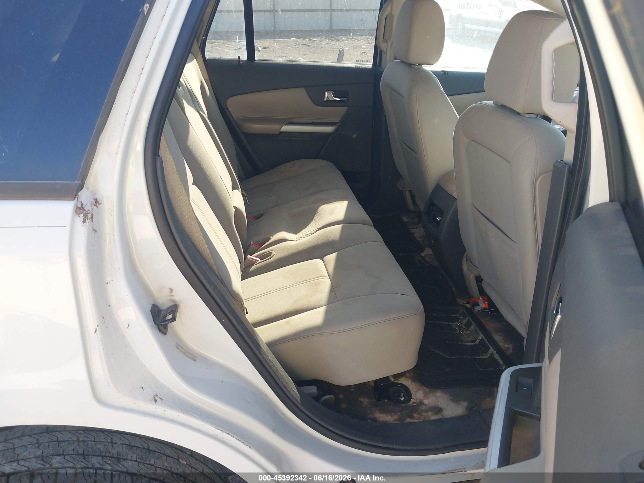 2013 Ford Edge Se White vin: 2FMDK3GCXDBB01494