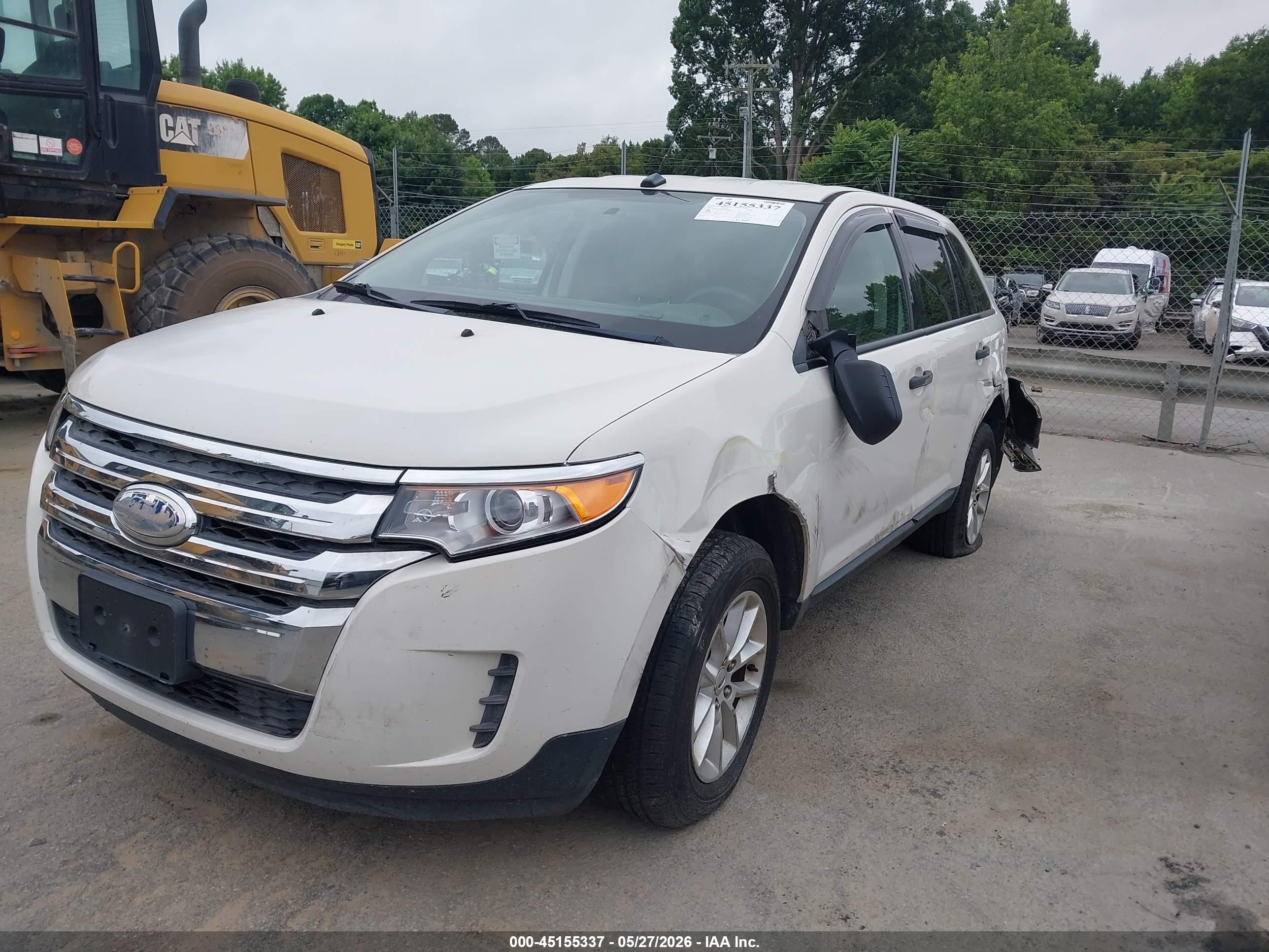 2013 Ford Edge Se White vin: 2FMDK3GCXDBB28839