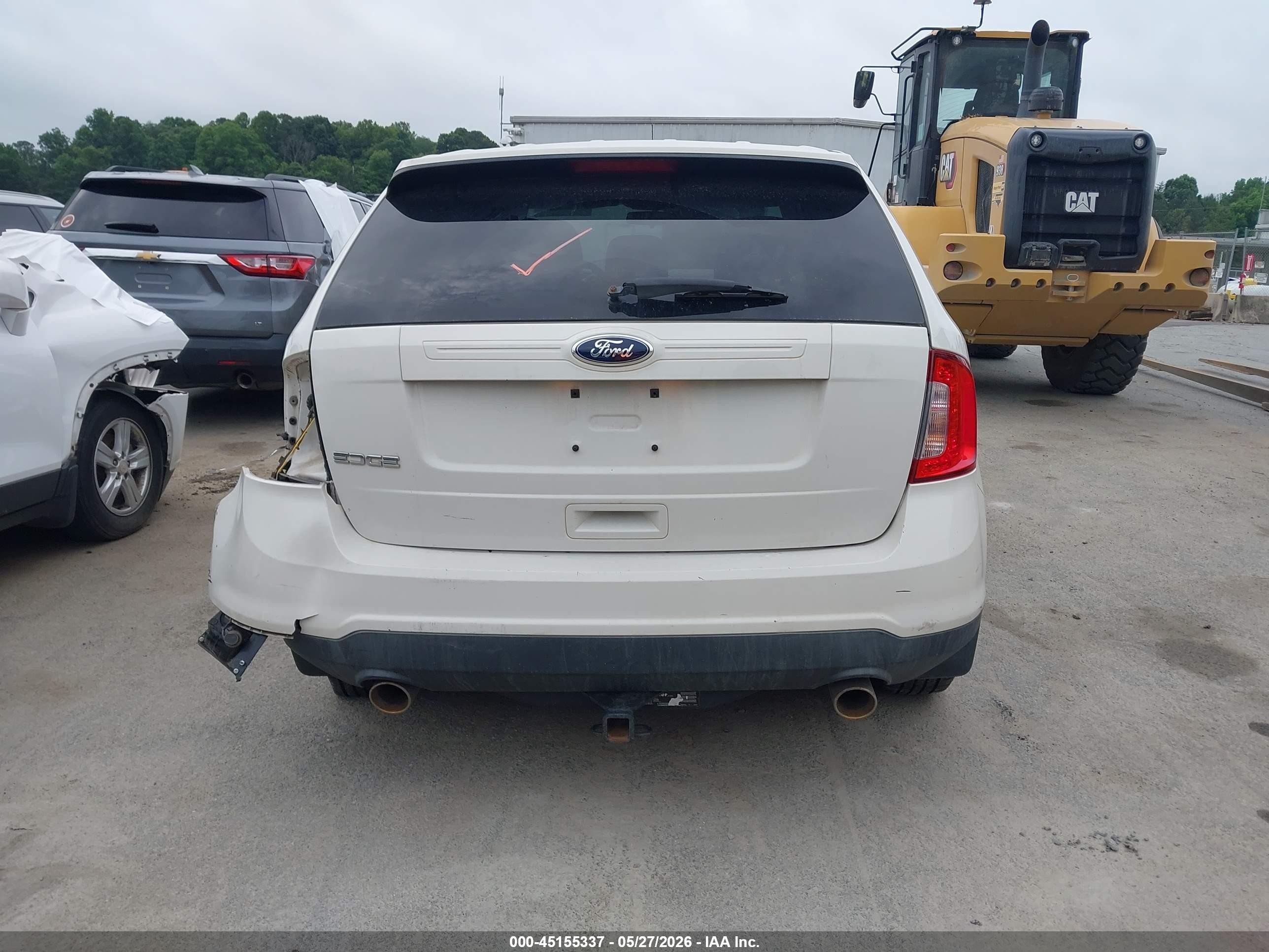 2013 Ford Edge Se White vin: 2FMDK3GCXDBB28839