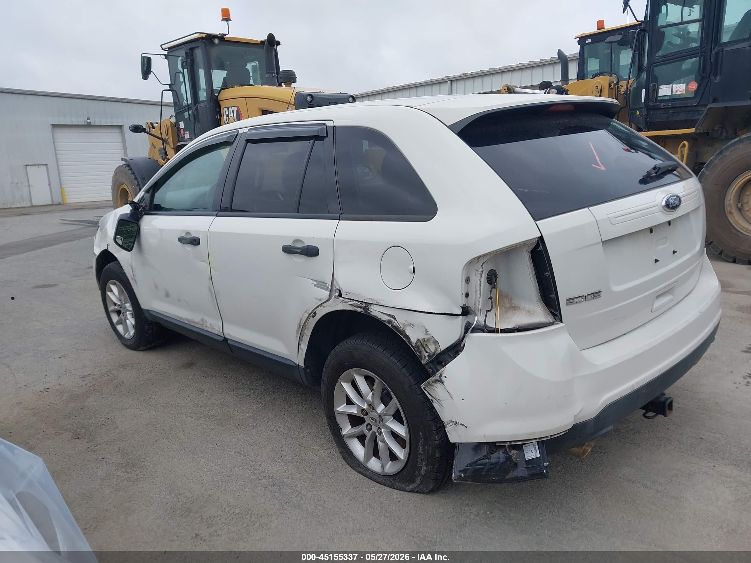 2013 Ford Edge Se White vin: 2FMDK3GCXDBB28839