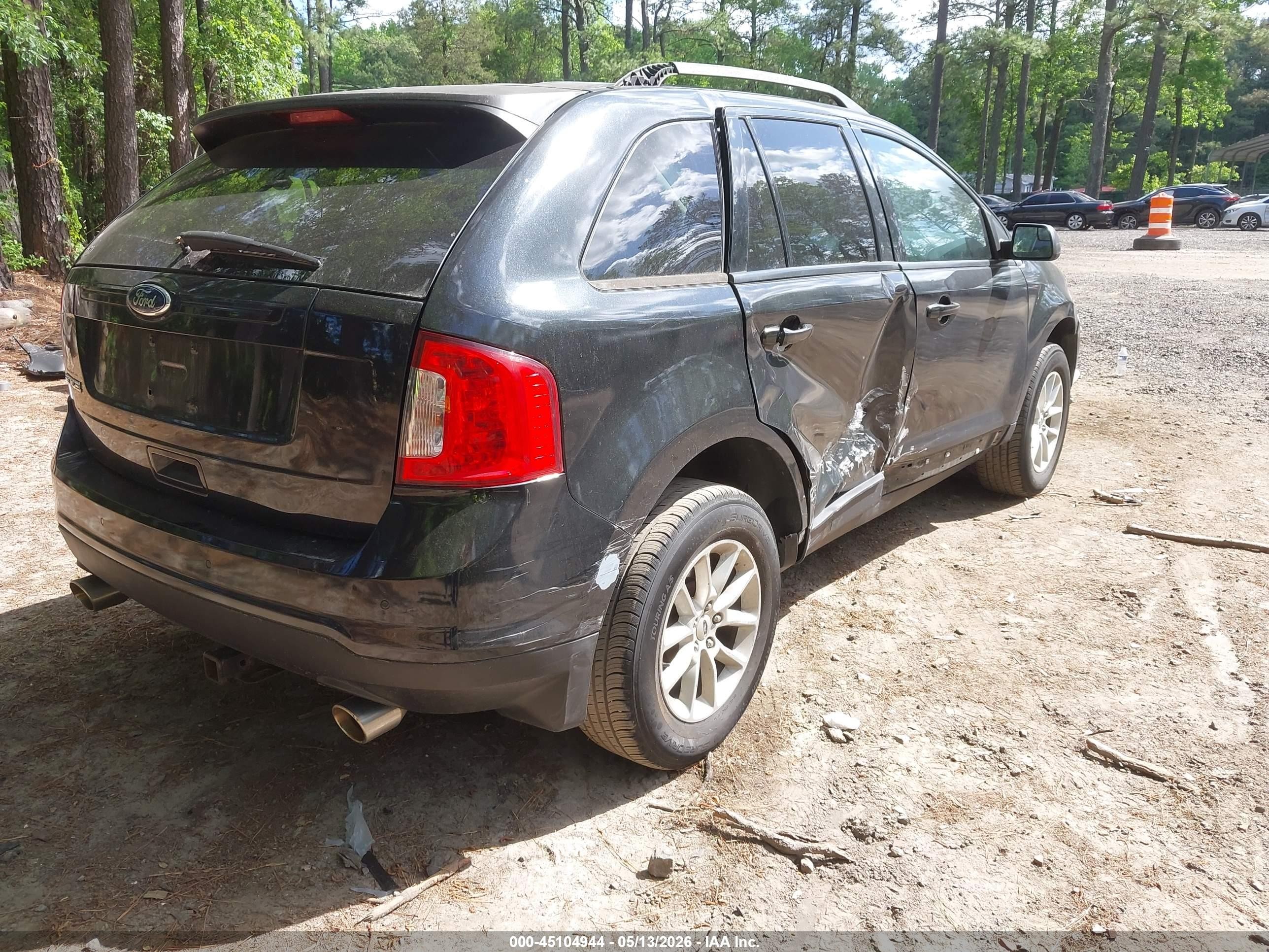 2013 Ford Edge Se Black vin: 2FMDK3GCXDBB85316