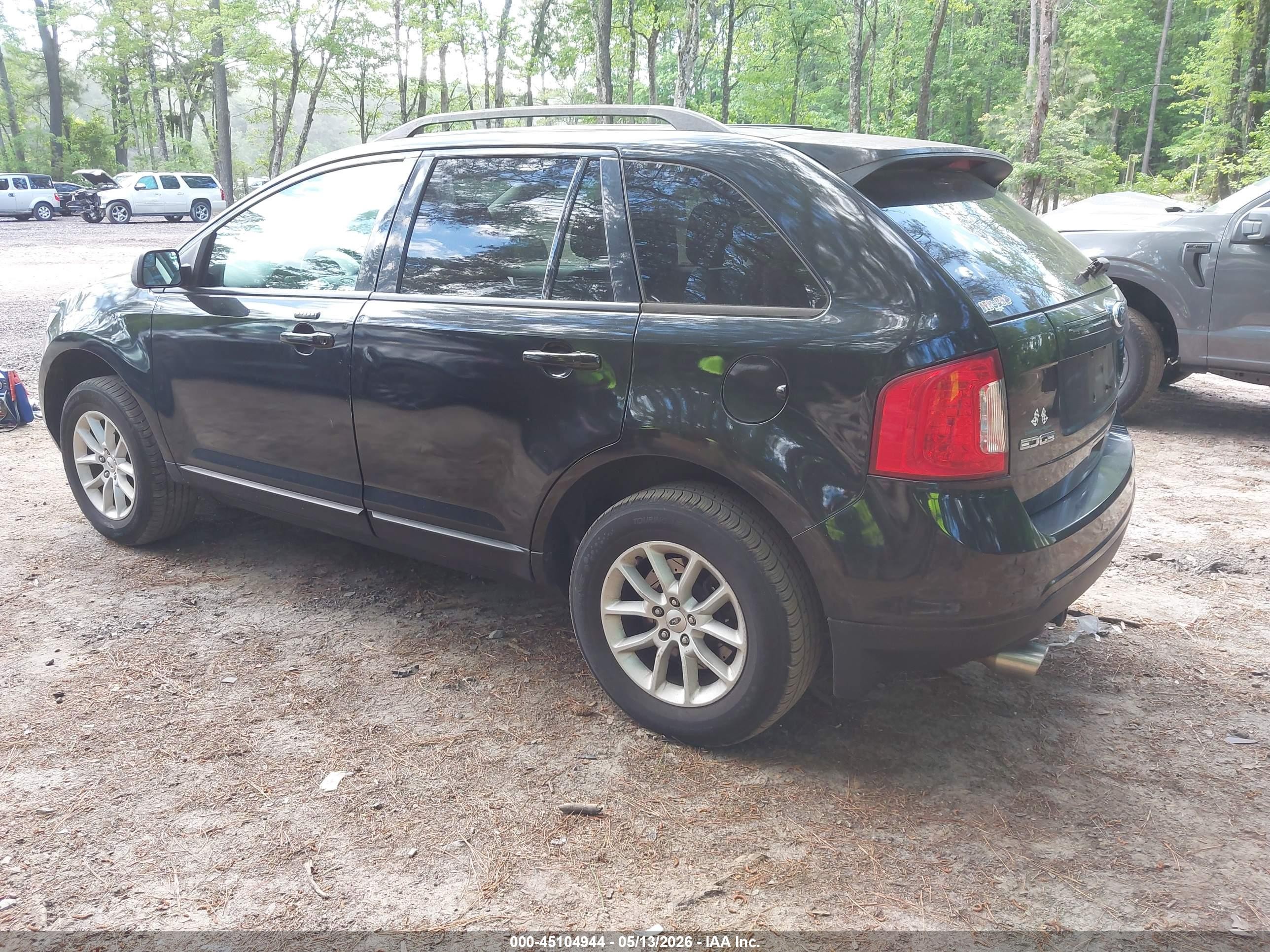 2013 Ford Edge Se Black vin: 2FMDK3GCXDBB85316