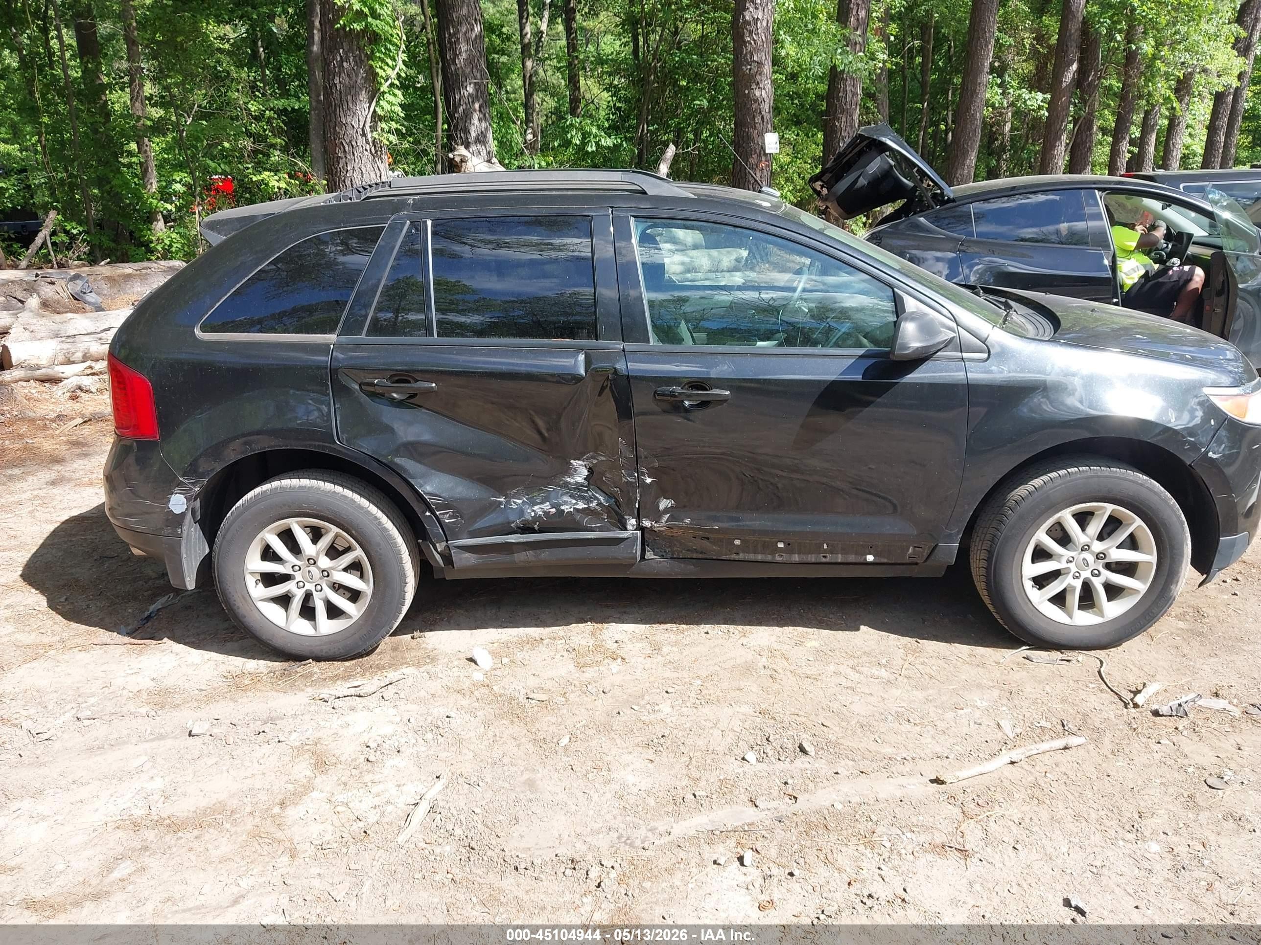 2013 Ford Edge Se Black vin: 2FMDK3GCXDBB85316