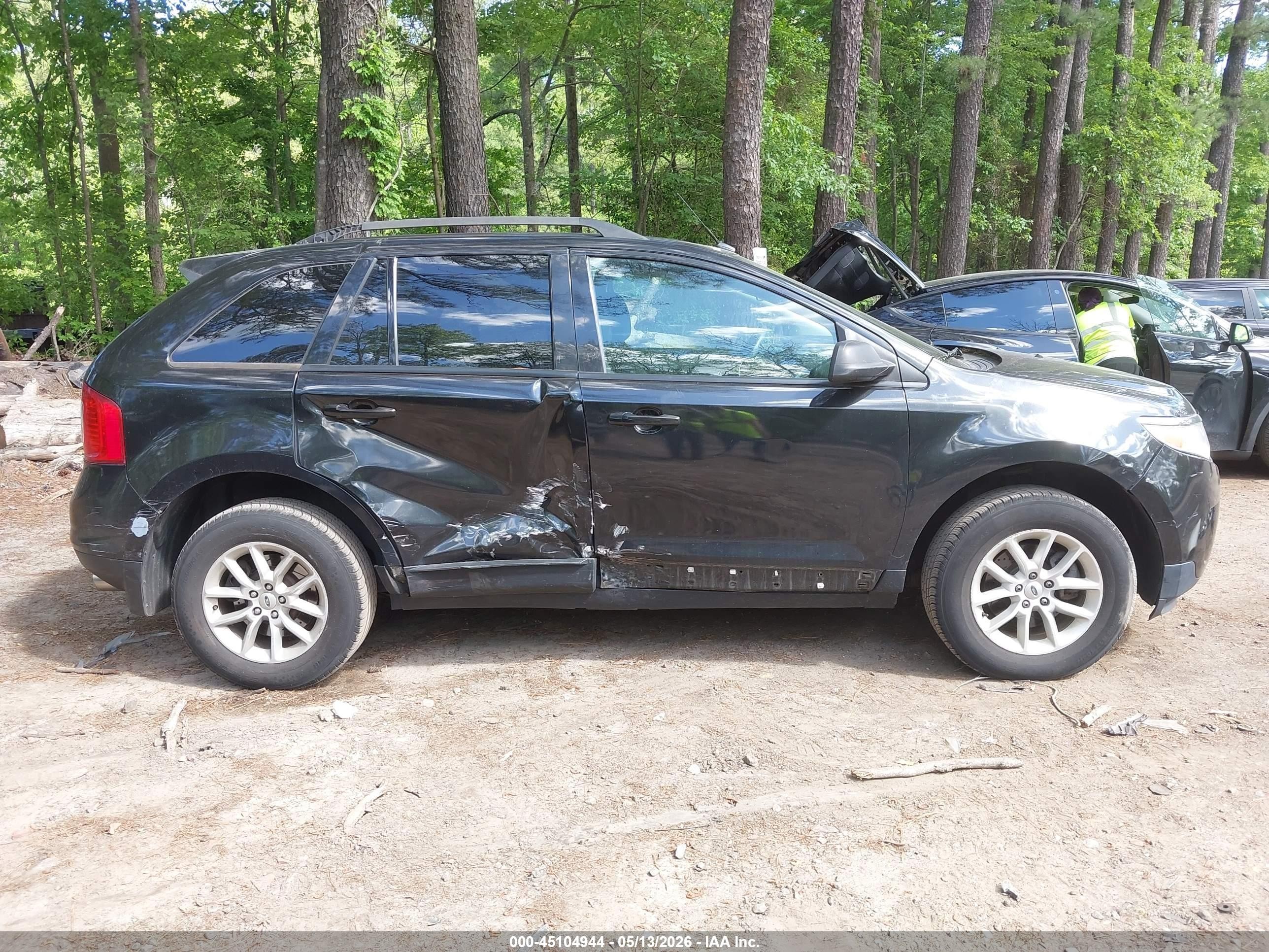 2013 Ford Edge Se Black vin: 2FMDK3GCXDBB85316