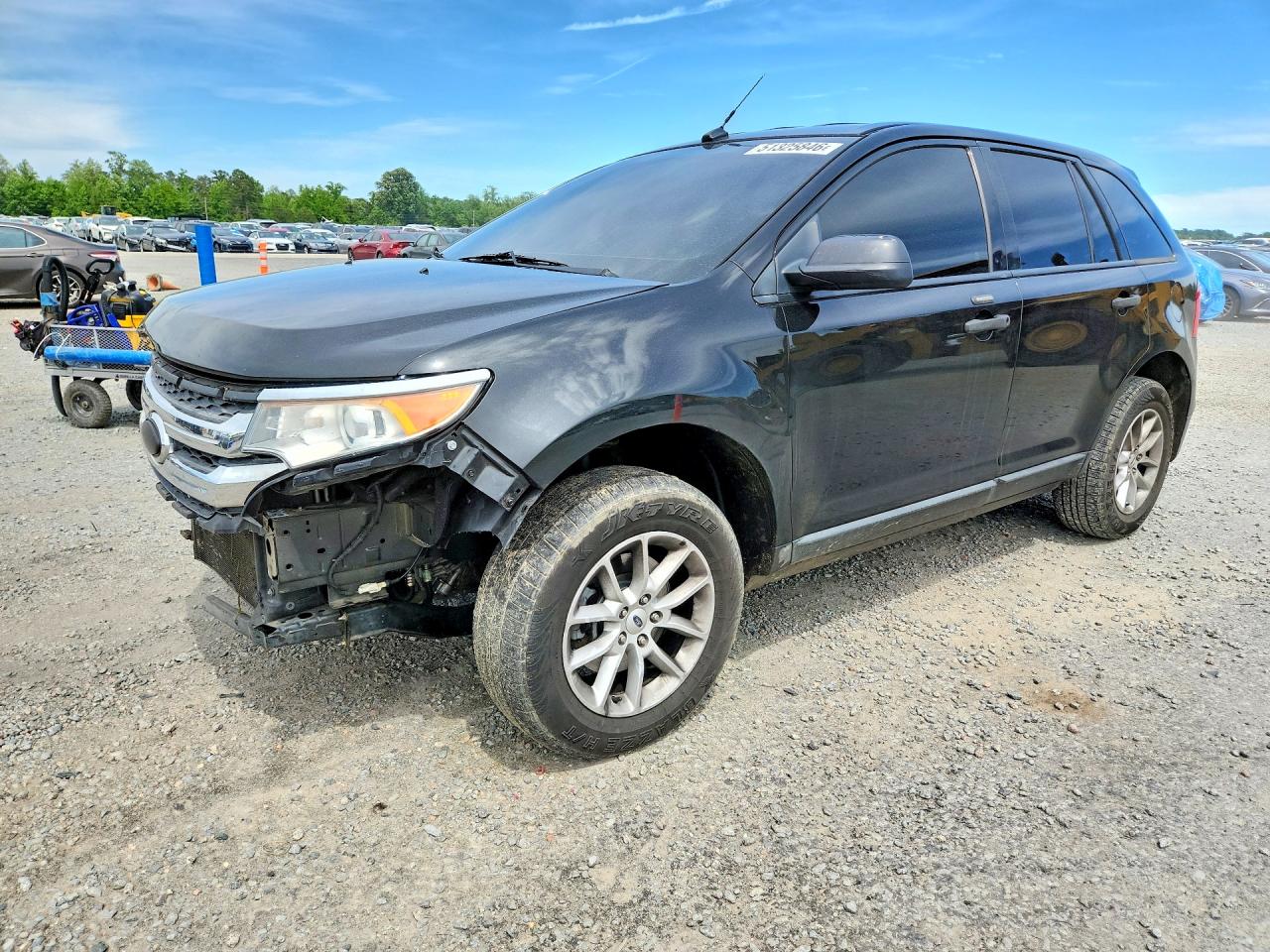 2013 Ford Edge Se Black vin: 2FMDK3GCXDBC52917