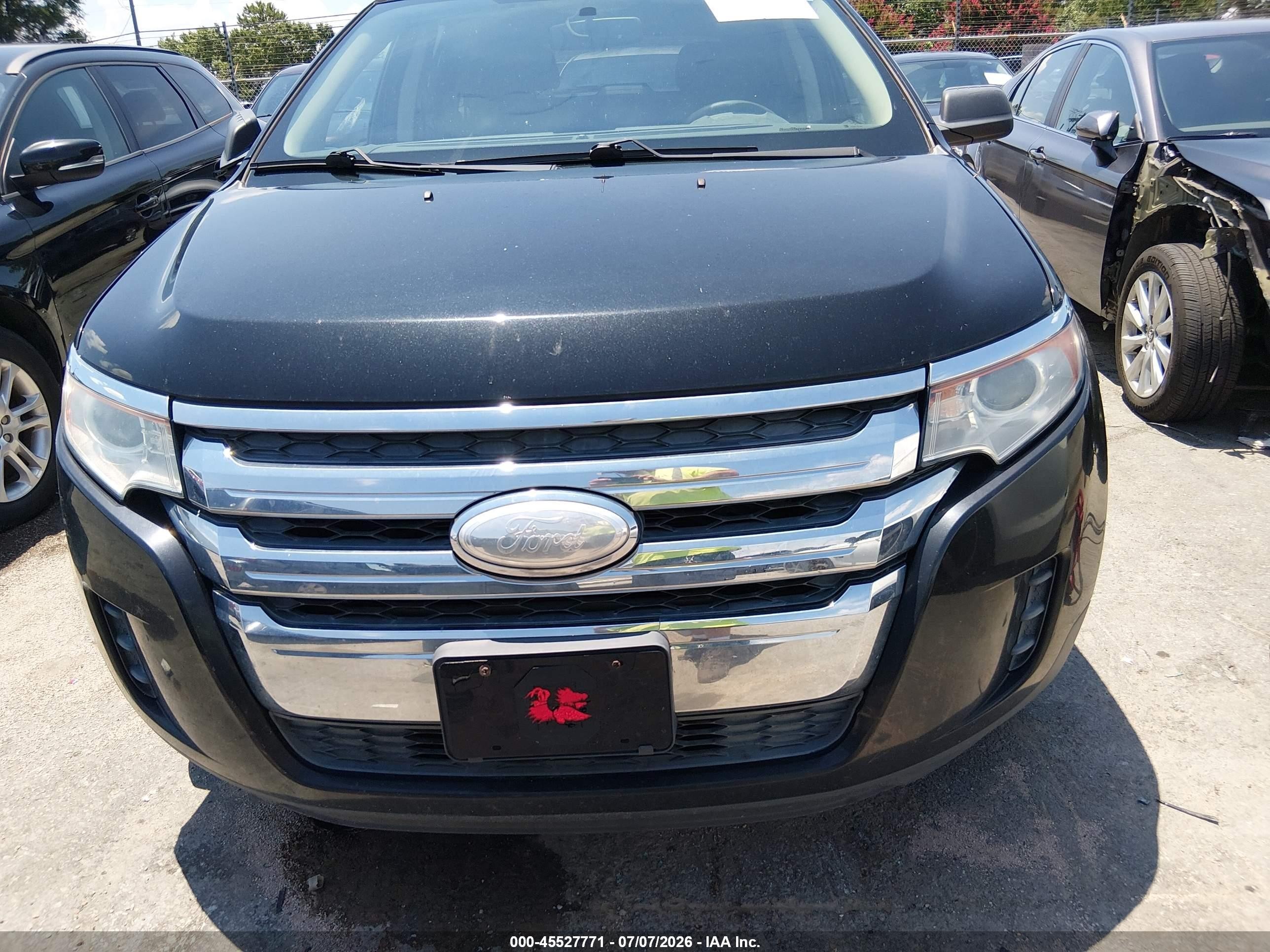 2013 Ford Edge Se Black vin: 2FMDK3GCXDBC76702