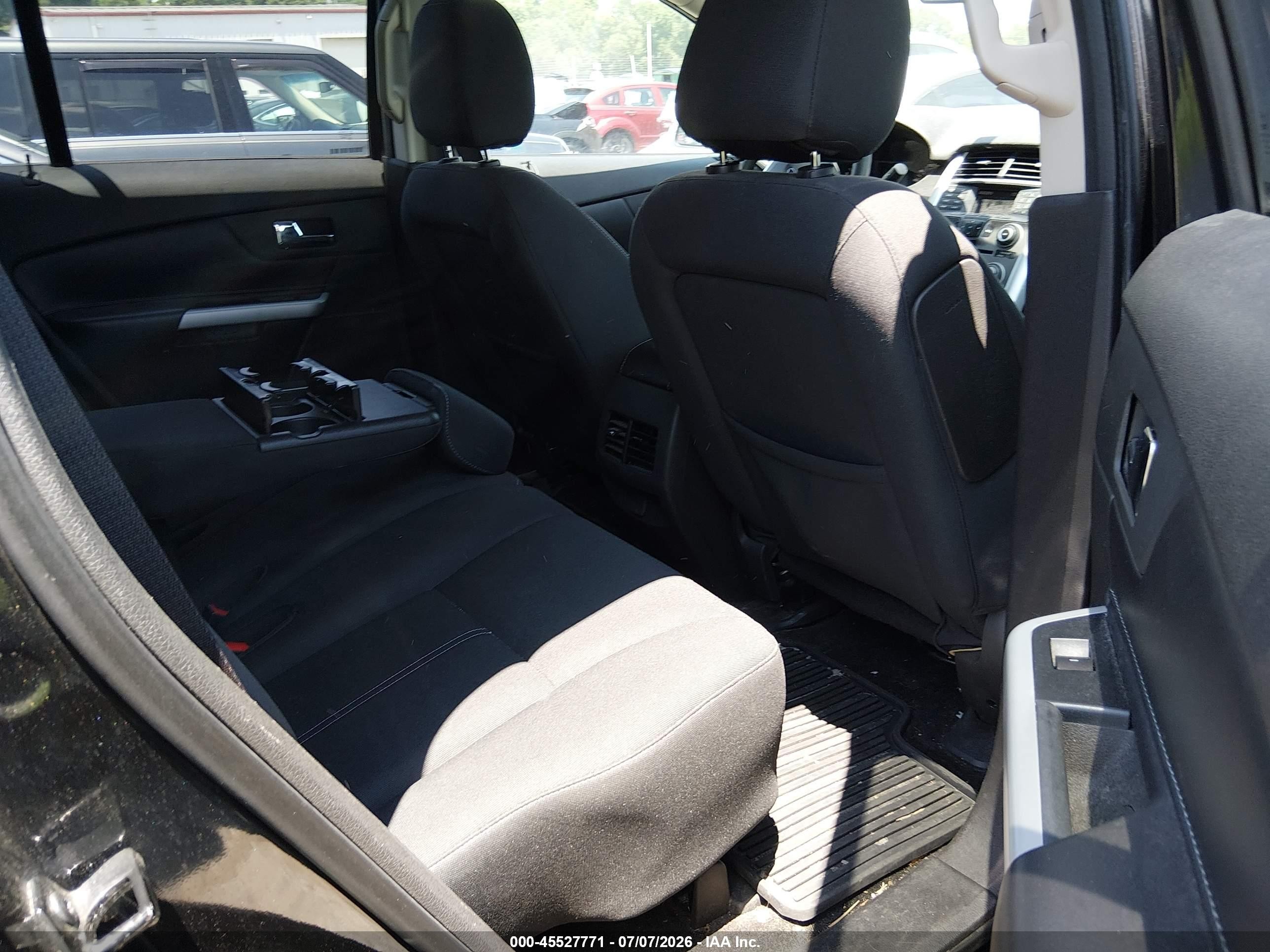 2013 Ford Edge Se Black vin: 2FMDK3GCXDBC76702