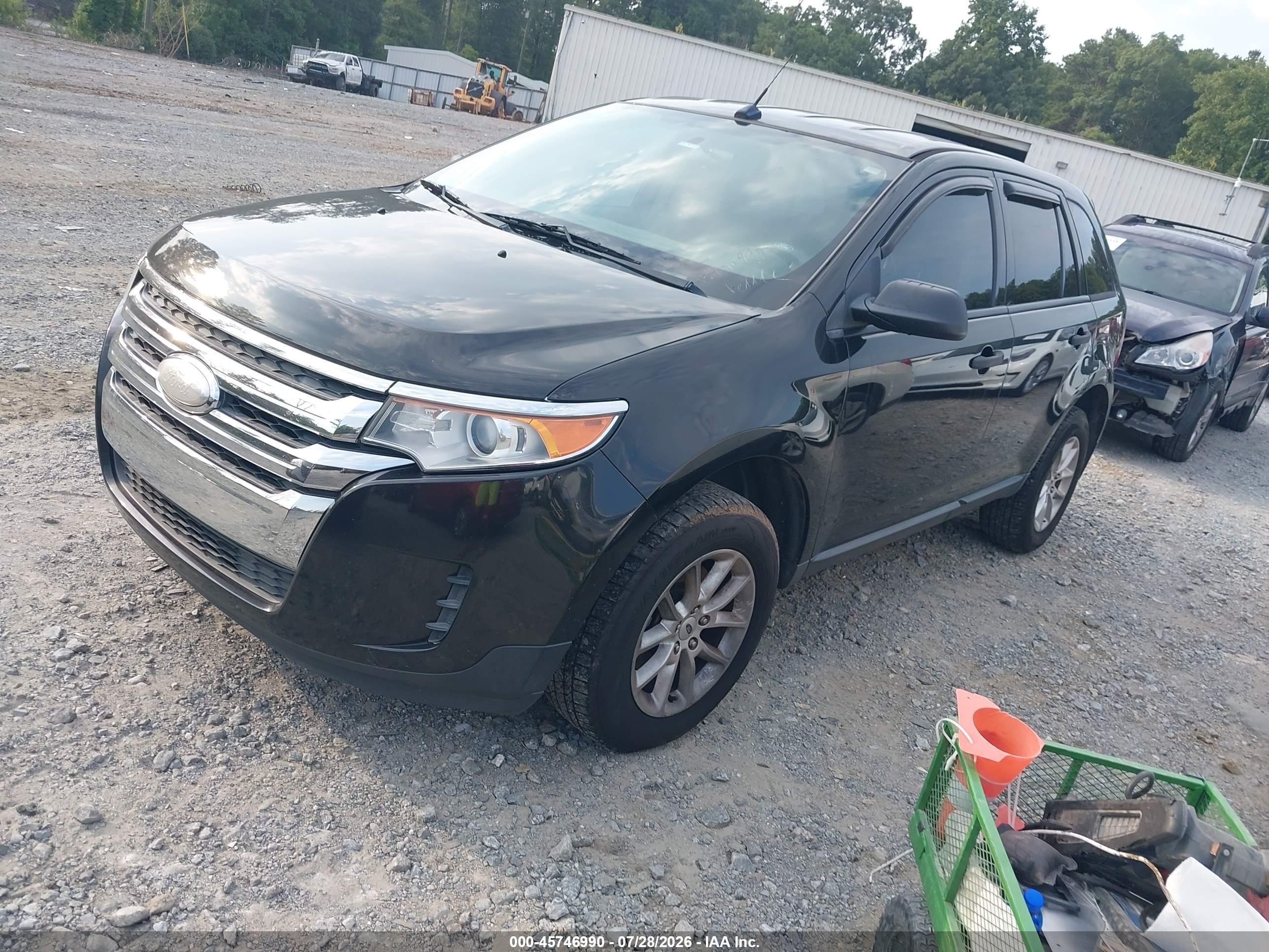 2013 Ford Edge Se Черный vin: 2FMDK3GCXDBC81947