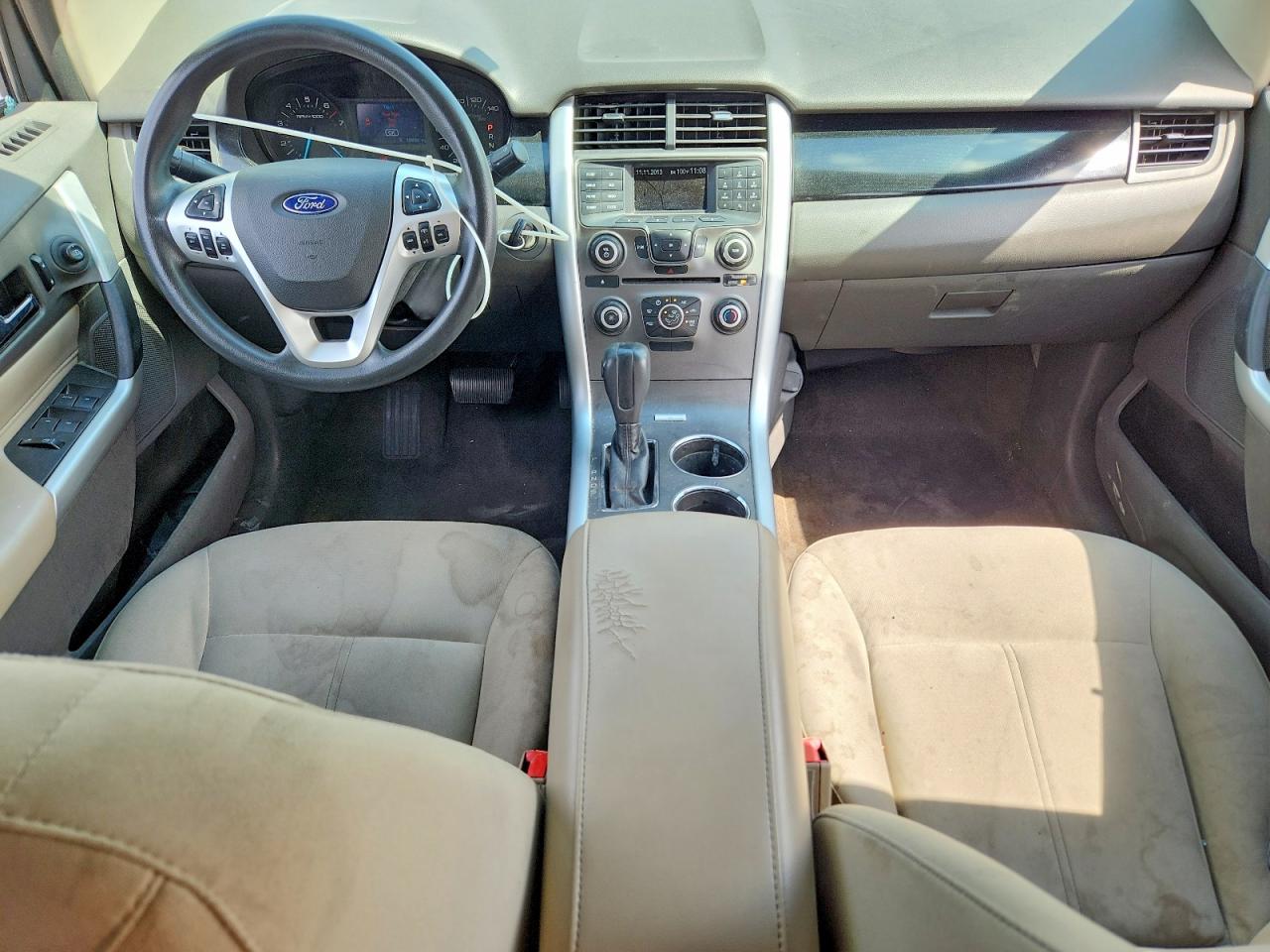 2013 Ford Edge Se Gray vin: 2FMDK3GCXDBE34570