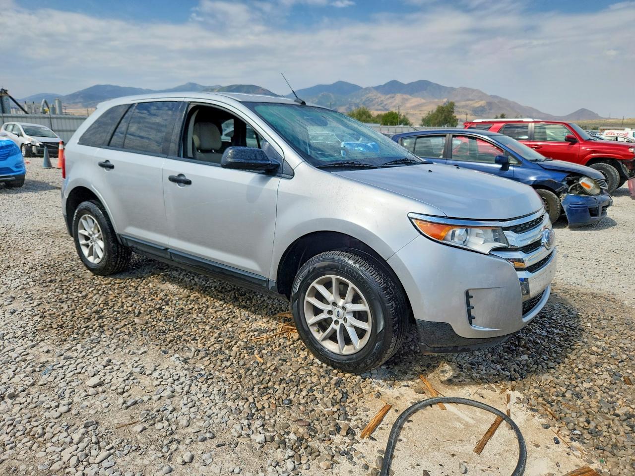 2013 Ford Edge Se Gray vin: 2FMDK3GCXDBE34570