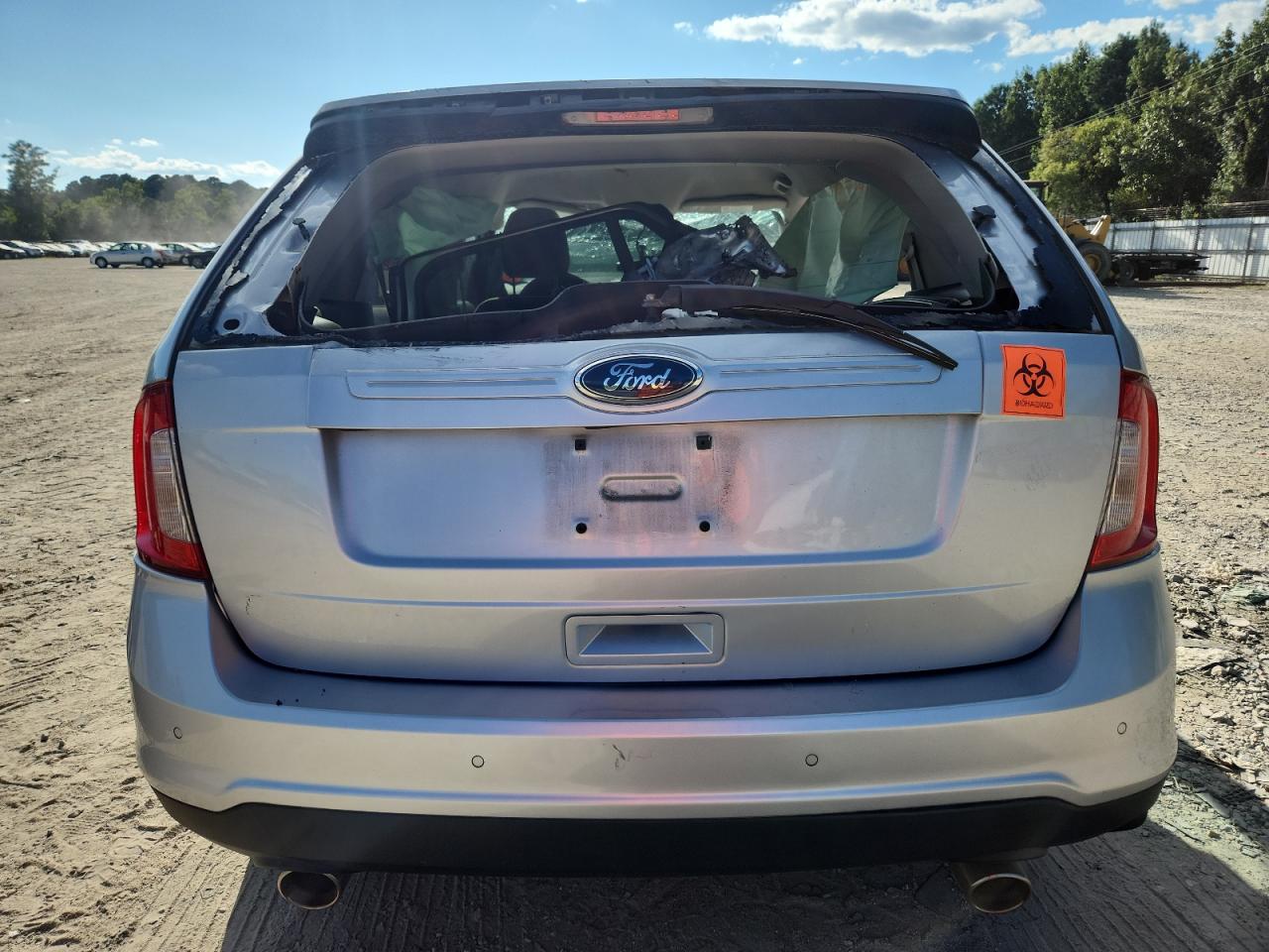 2014 Ford Edge Se Silver vin: 2FMDK3GCXEBA23025