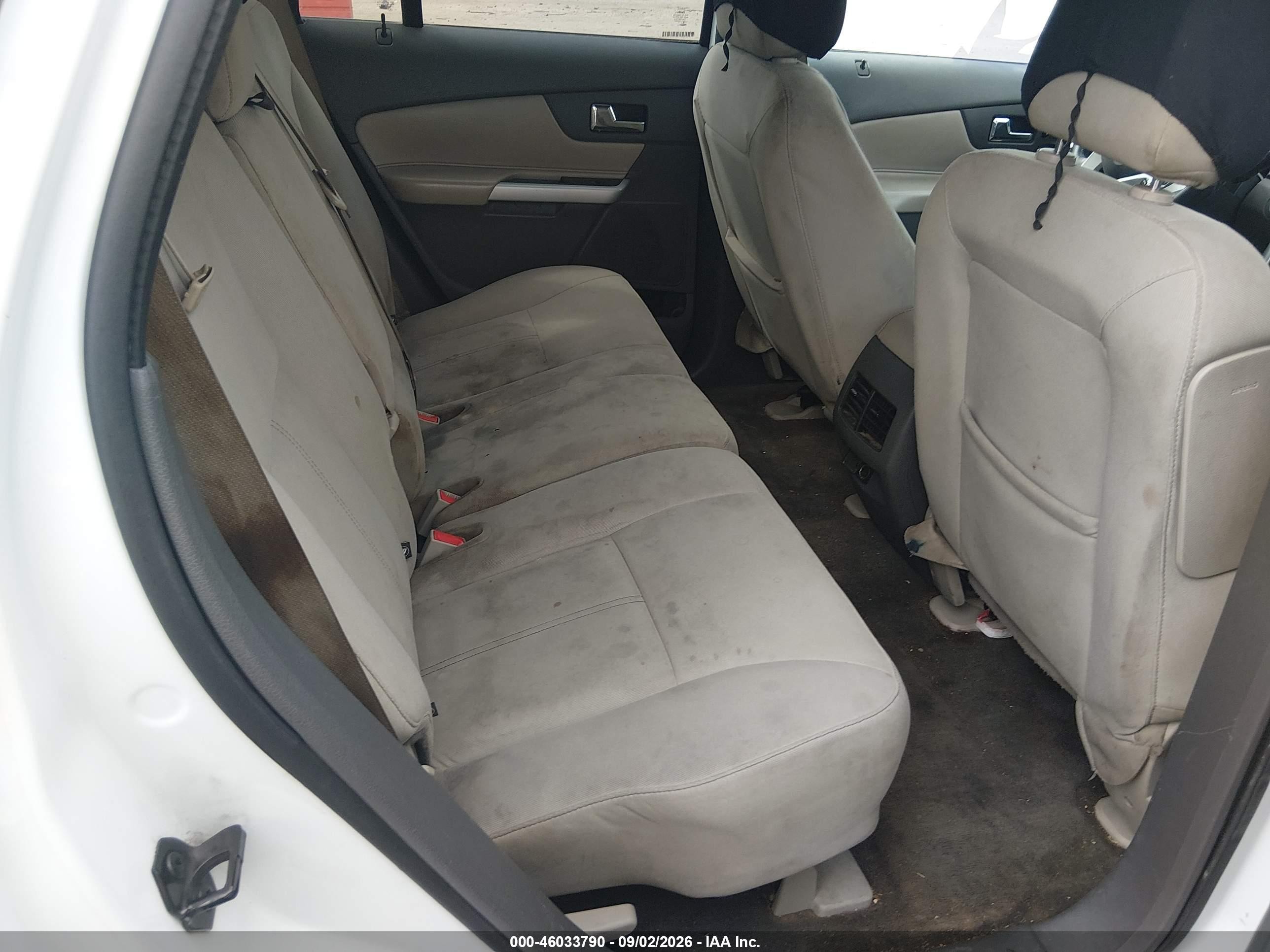 2014 Ford Edge Se White vin: 2FMDK3GCXEBA34056