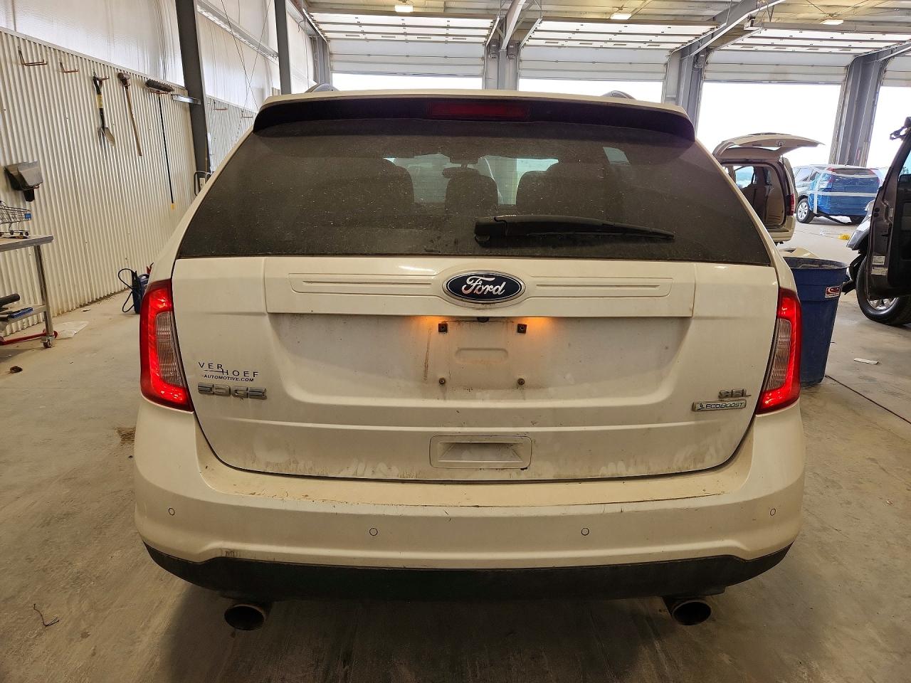2012 Ford Edge Sel White vin: 2FMDK3J90CBA08110
