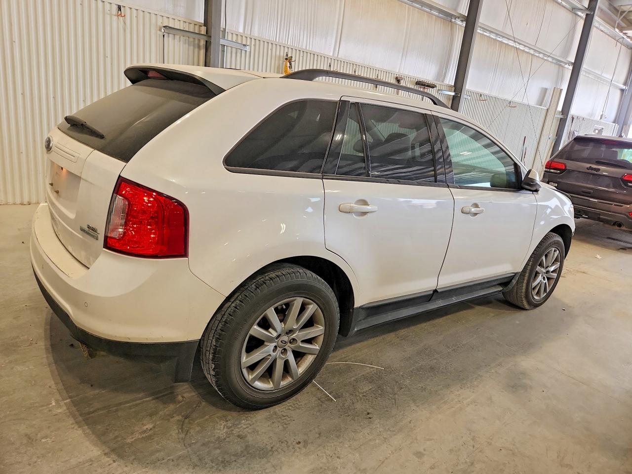 2012 Ford Edge Sel White vin: 2FMDK3J90CBA08110