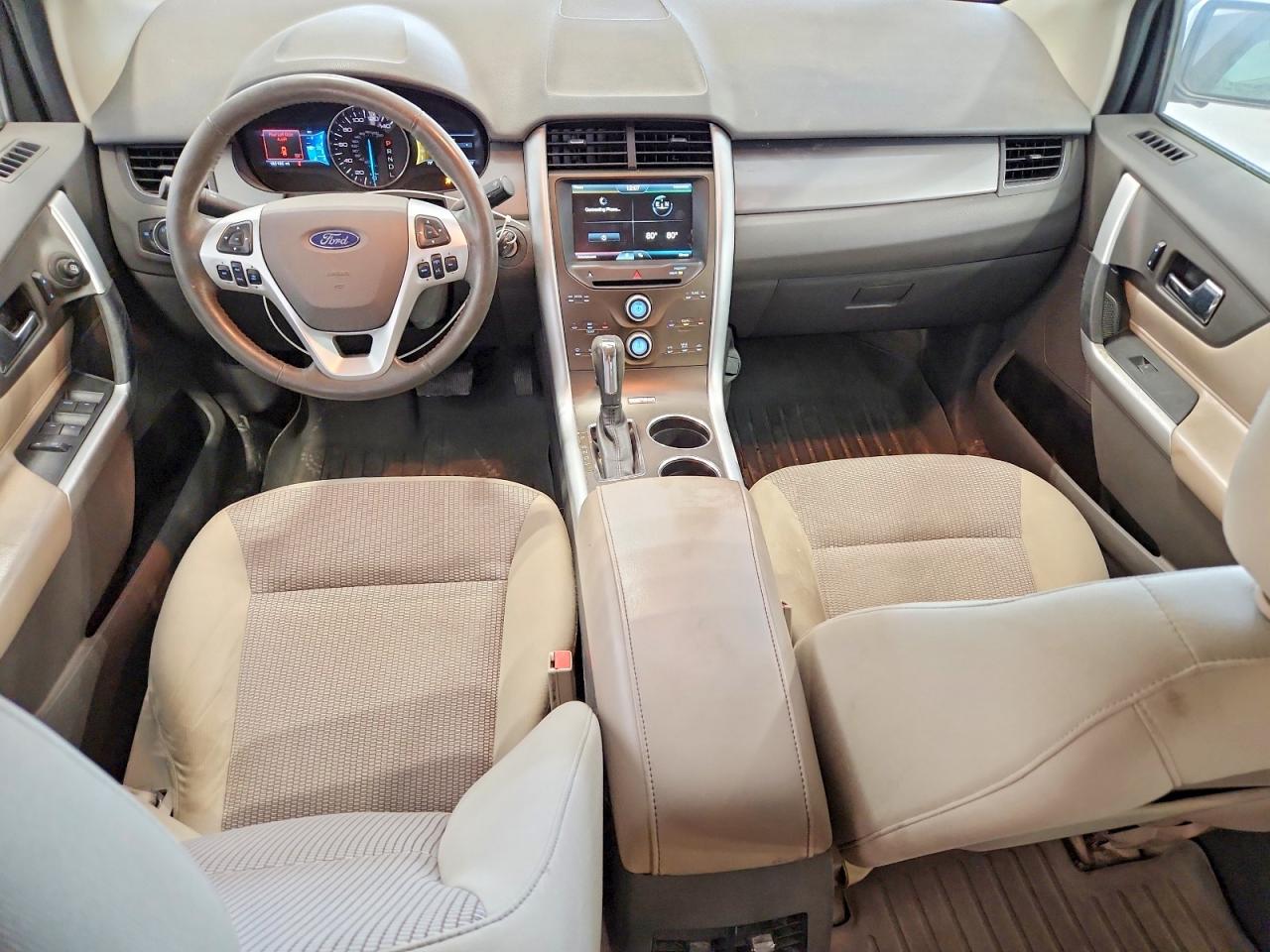 2012 Ford Edge Sel White vin: 2FMDK3J90CBA08110
