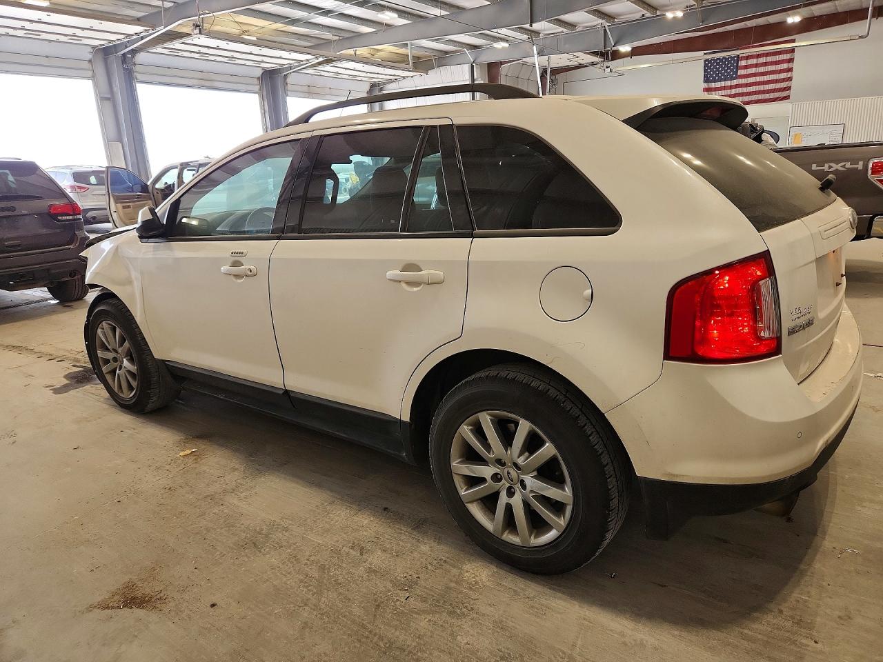 2012 Ford Edge Sel White vin: 2FMDK3J90CBA08110
