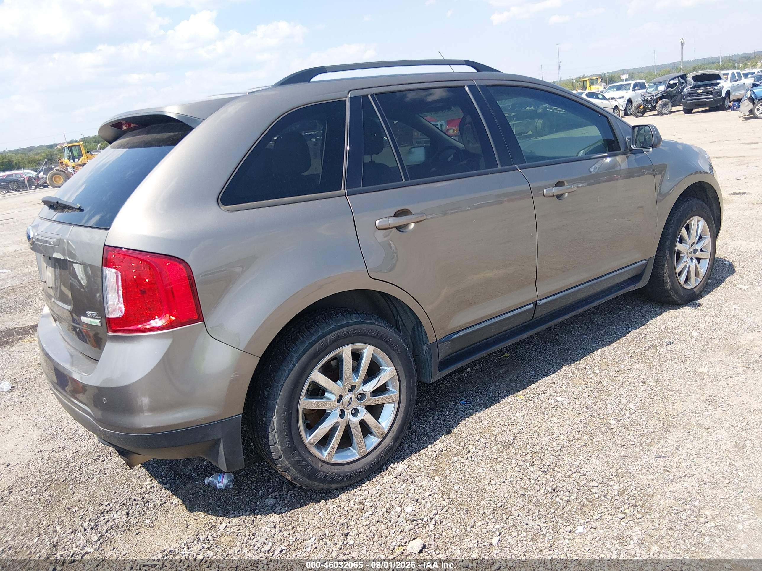 2012 Ford Edge Sel Gold vin: 2FMDK3J90CBA90596