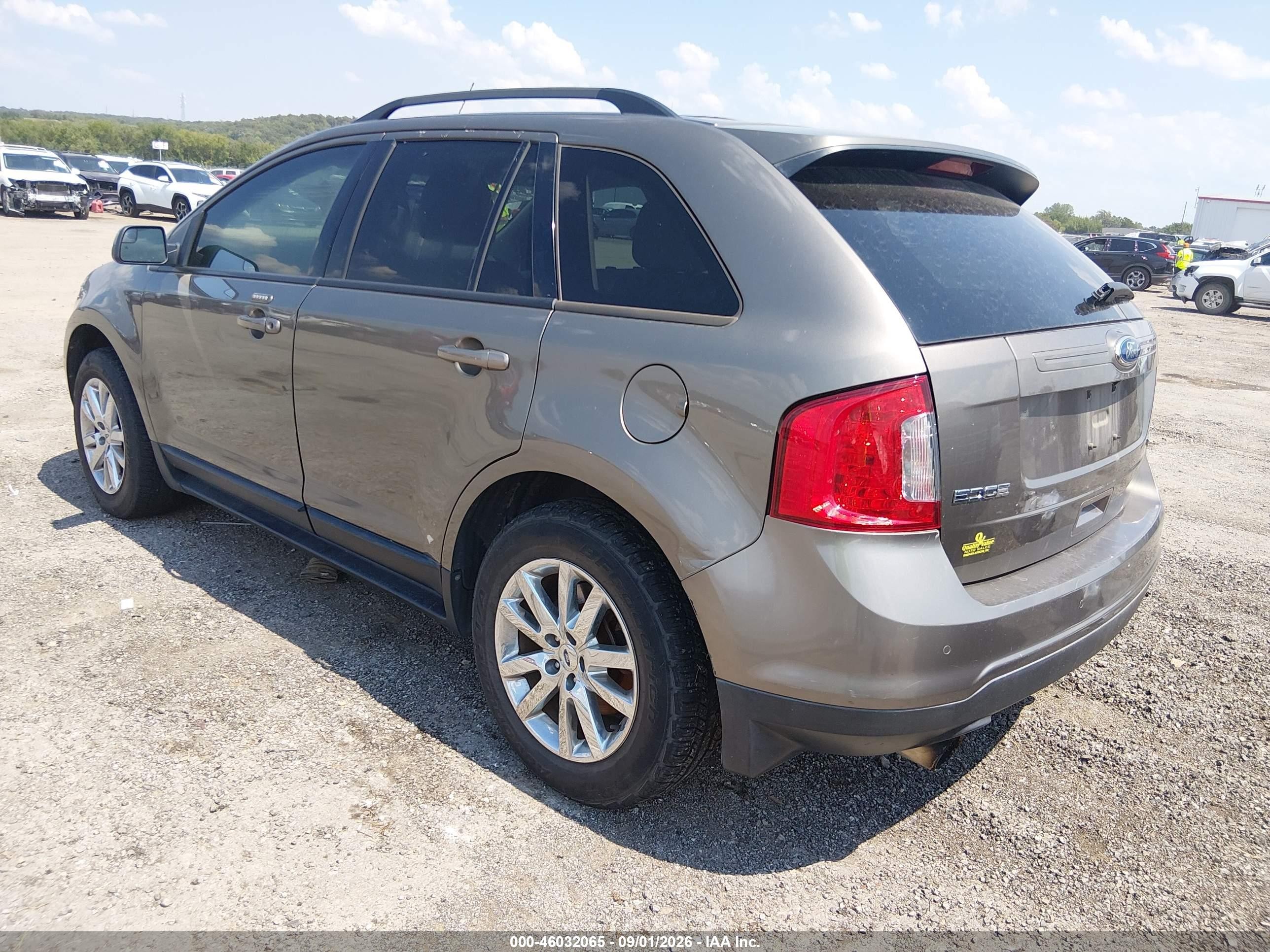 2012 Ford Edge Sel Gold vin: 2FMDK3J90CBA90596