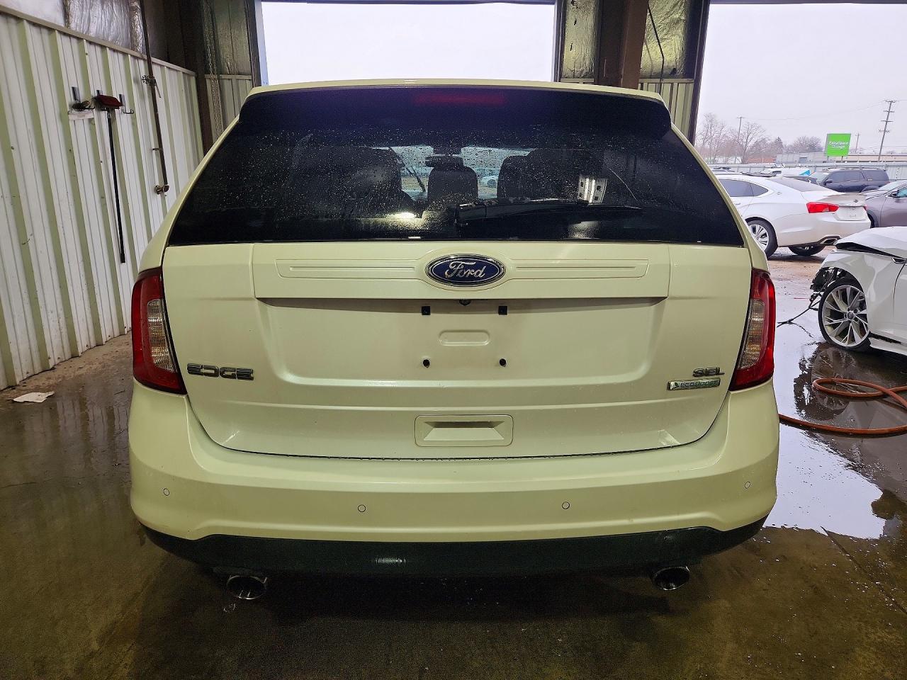 2013 Ford Edge Sel White vin: 2FMDK3J90DBB10878