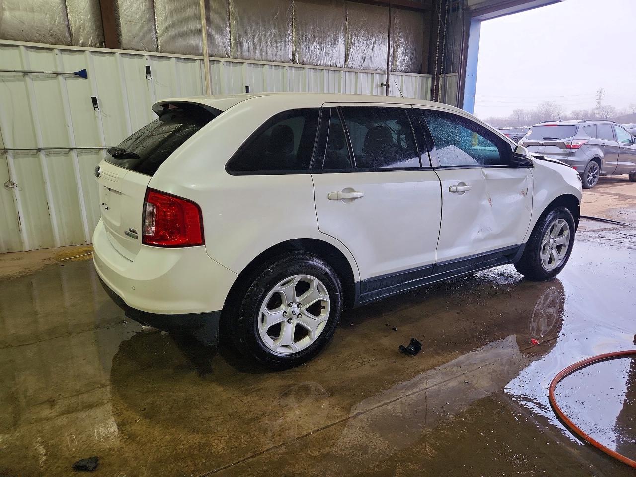 2013 Ford Edge Sel White vin: 2FMDK3J90DBB10878